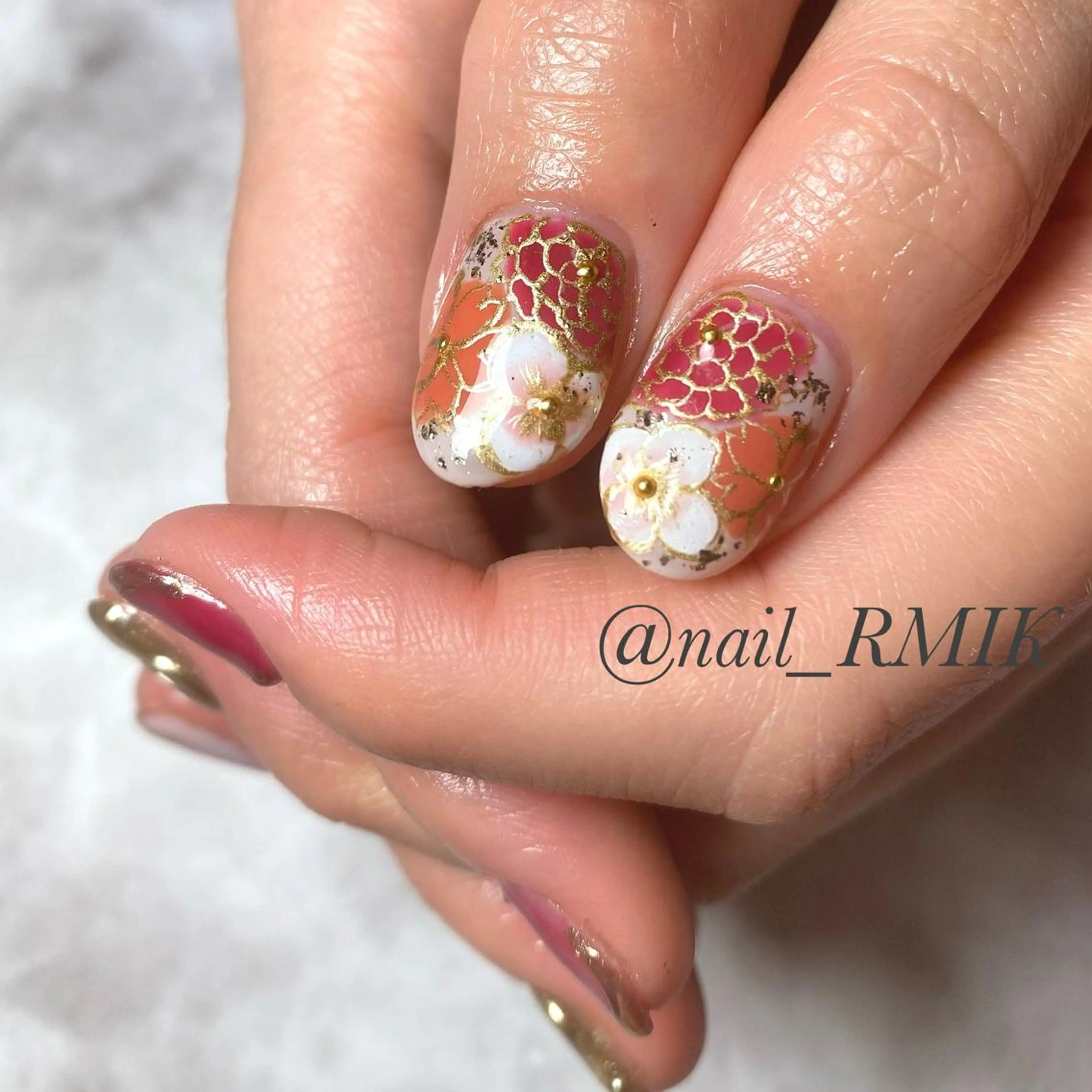 ネイル ハンドネイル nailsalon RMIKのネイルデザイン