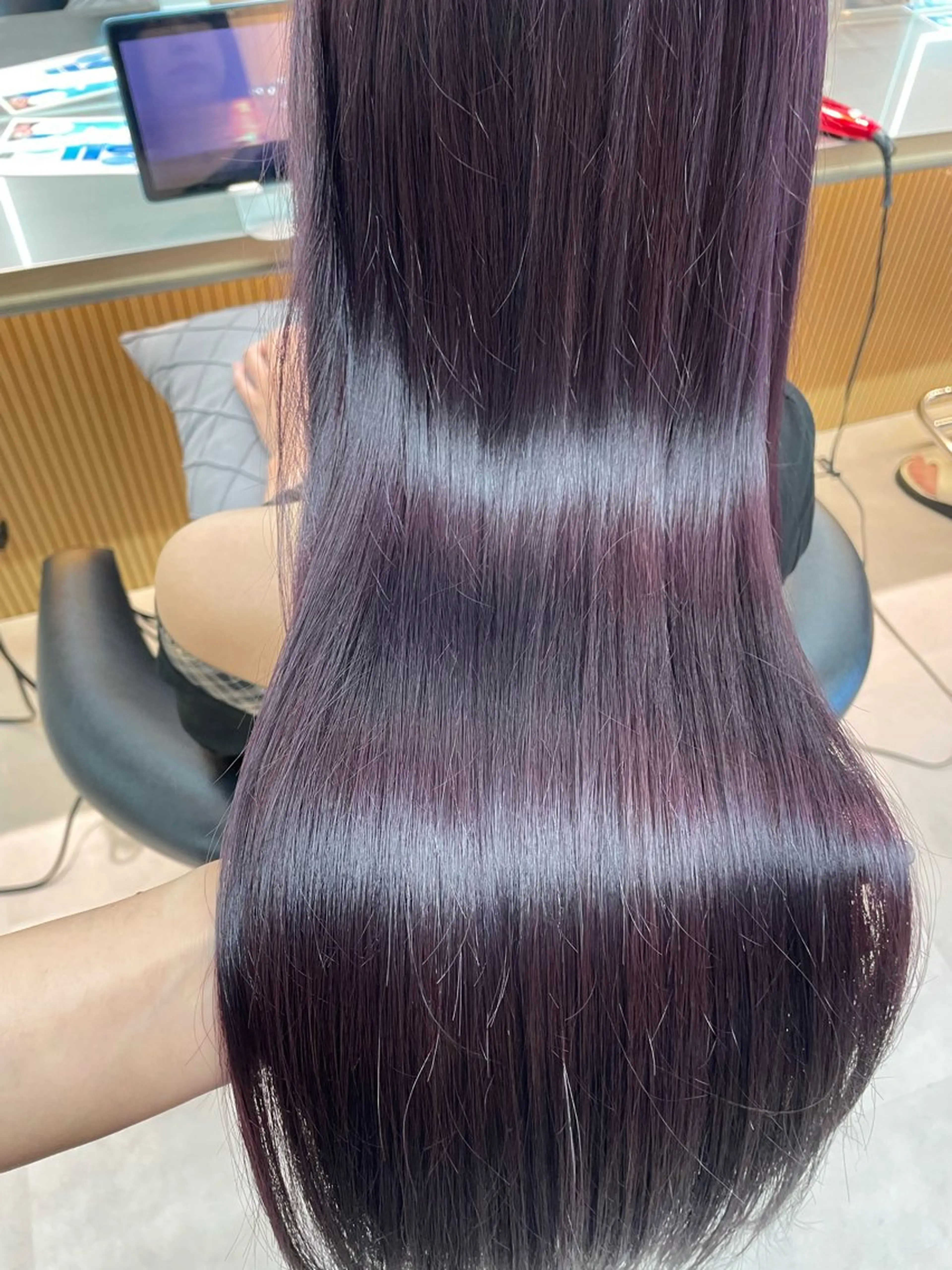 ロング ヘアカラー トリートメント ヘッドスパ ヘアセット 韓国ヘア/レイヤー Londエレンのヘアスタイル