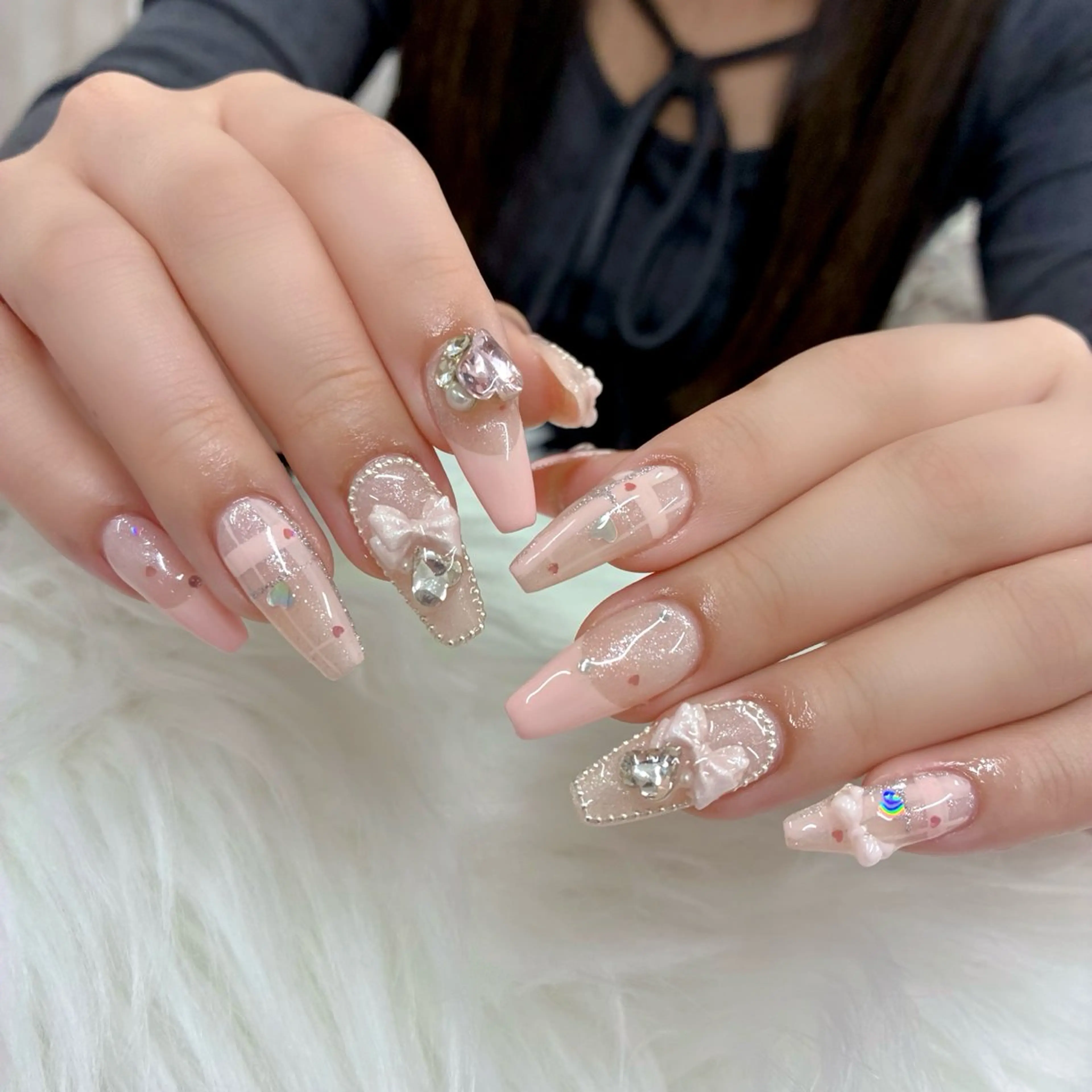 ネイル ハンドネイル ハンドケア DuLi Blinkのネイルデザイン