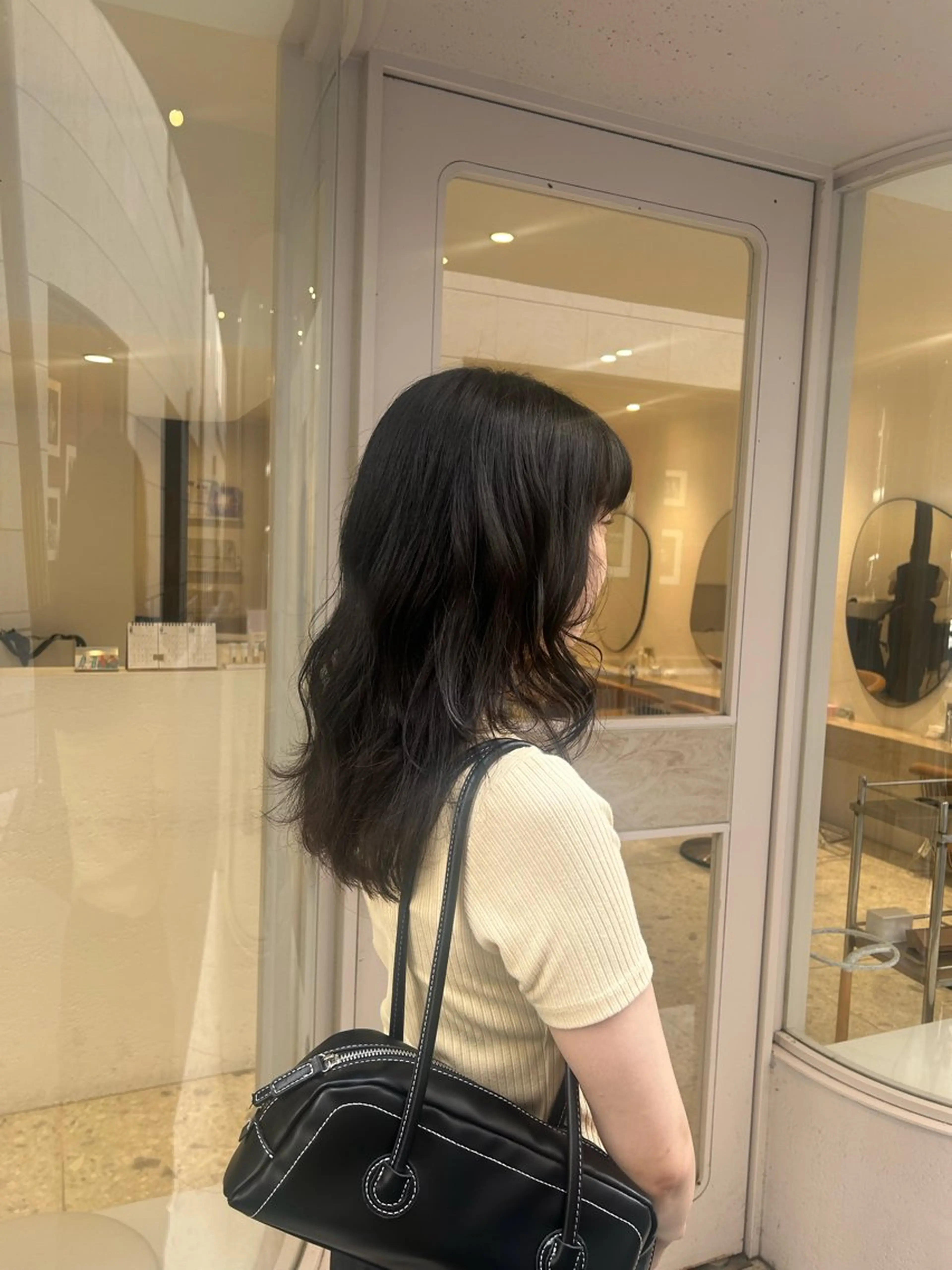 ミディアム iwami rena /Nary河原町のヘアスタイル