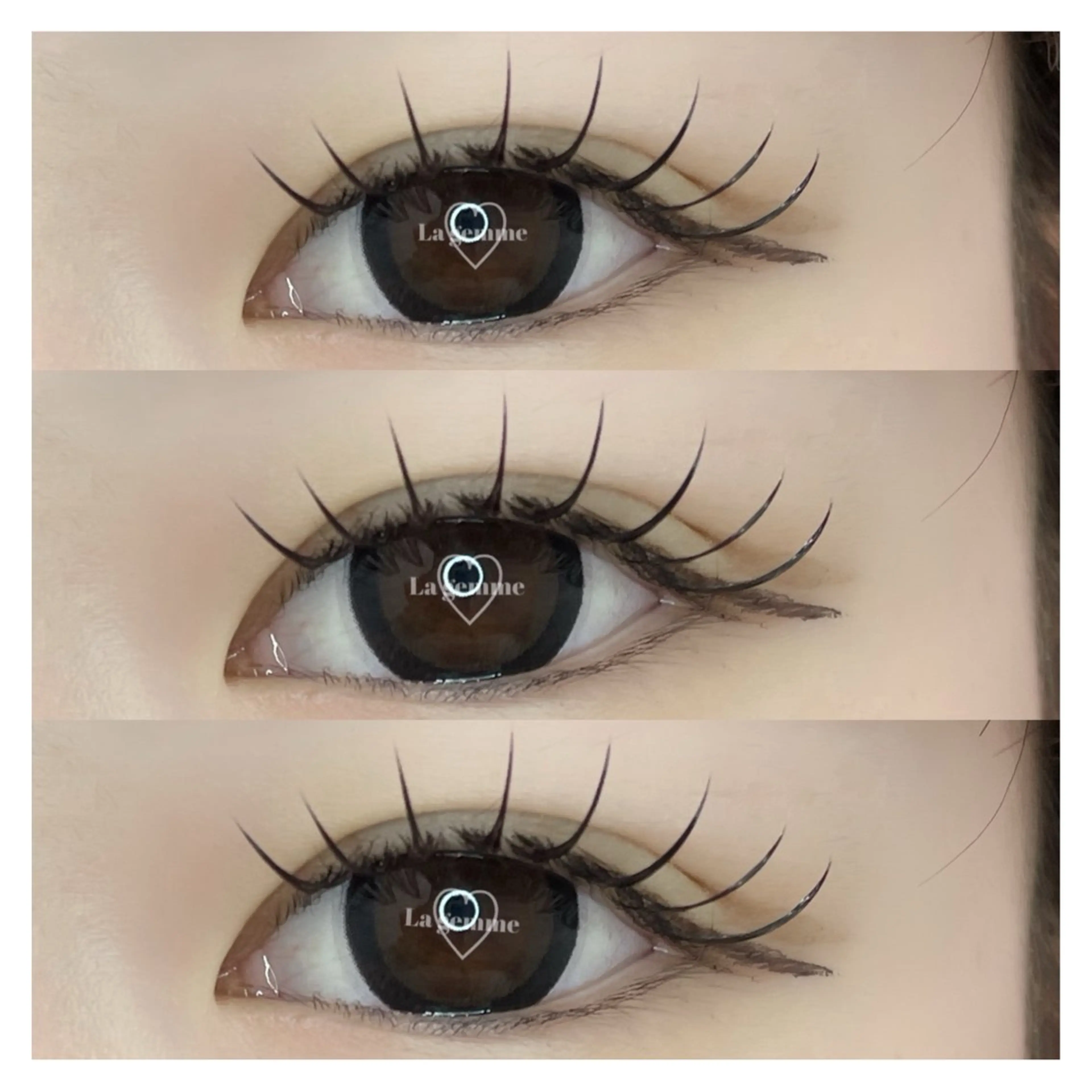 マツエク・マツパ カラーマツエク ナチュラル La gemme💍 Tanahashiのマツエク・マツパデザイン