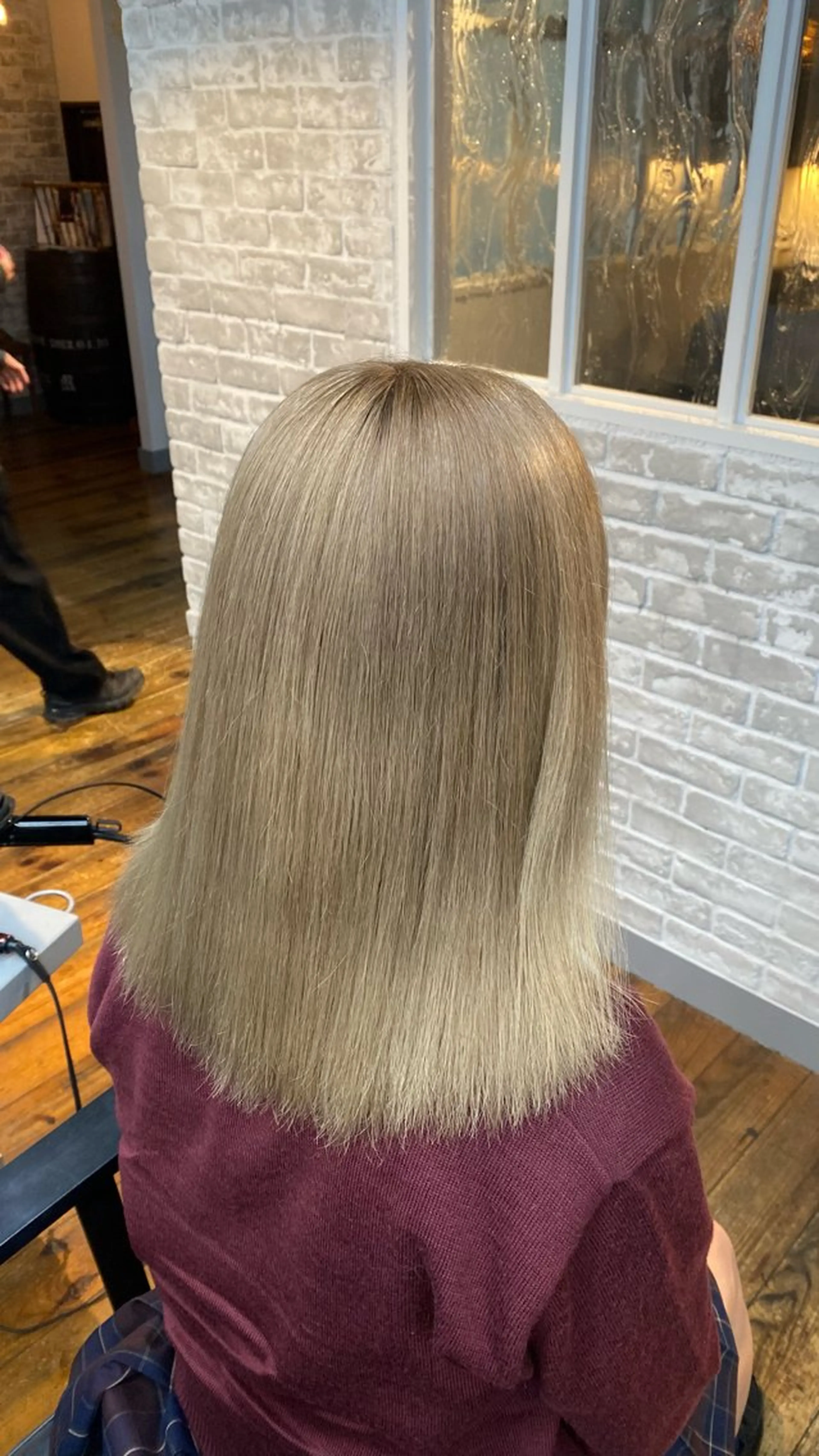 ミディアム カラー 🩵つなぎショート✨ パーマスタイル みくのヘアスタイル