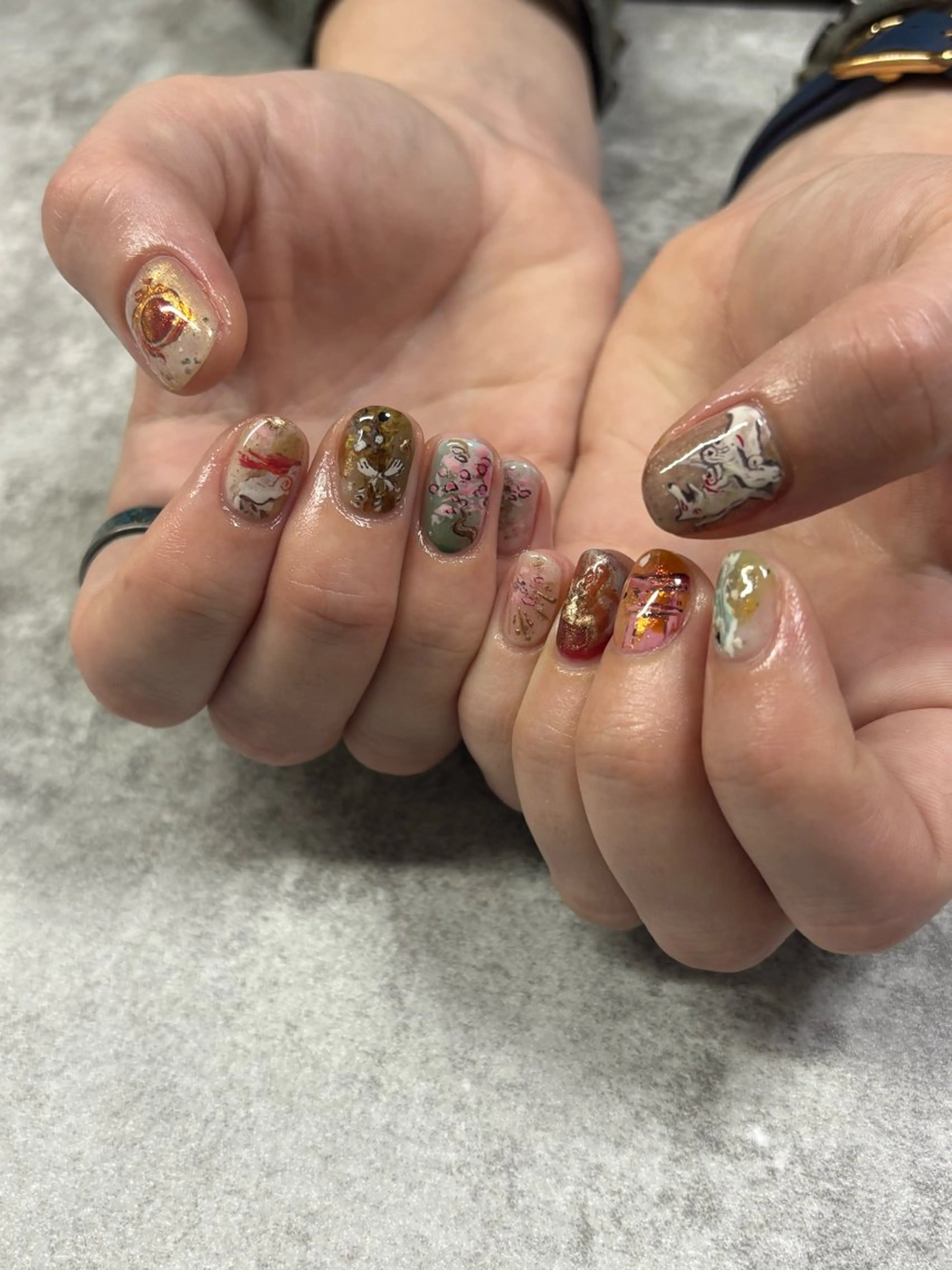 ネイル ハンドネイル FIORITURA Maikoのネイルデザイン