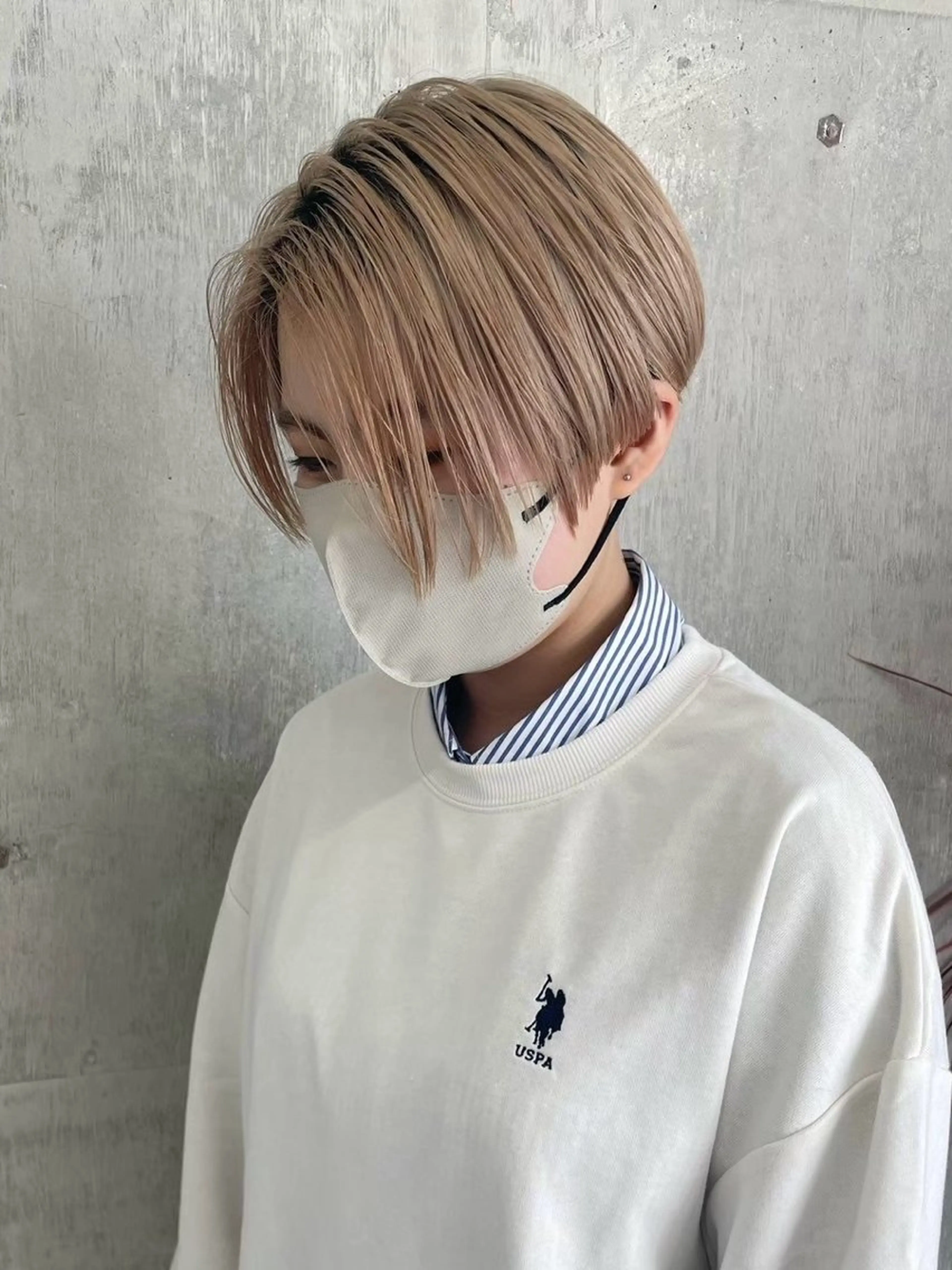 ショート ヘアカラー 伊藤ほのか/パーマ /酸性ストレートのヘアスタイル