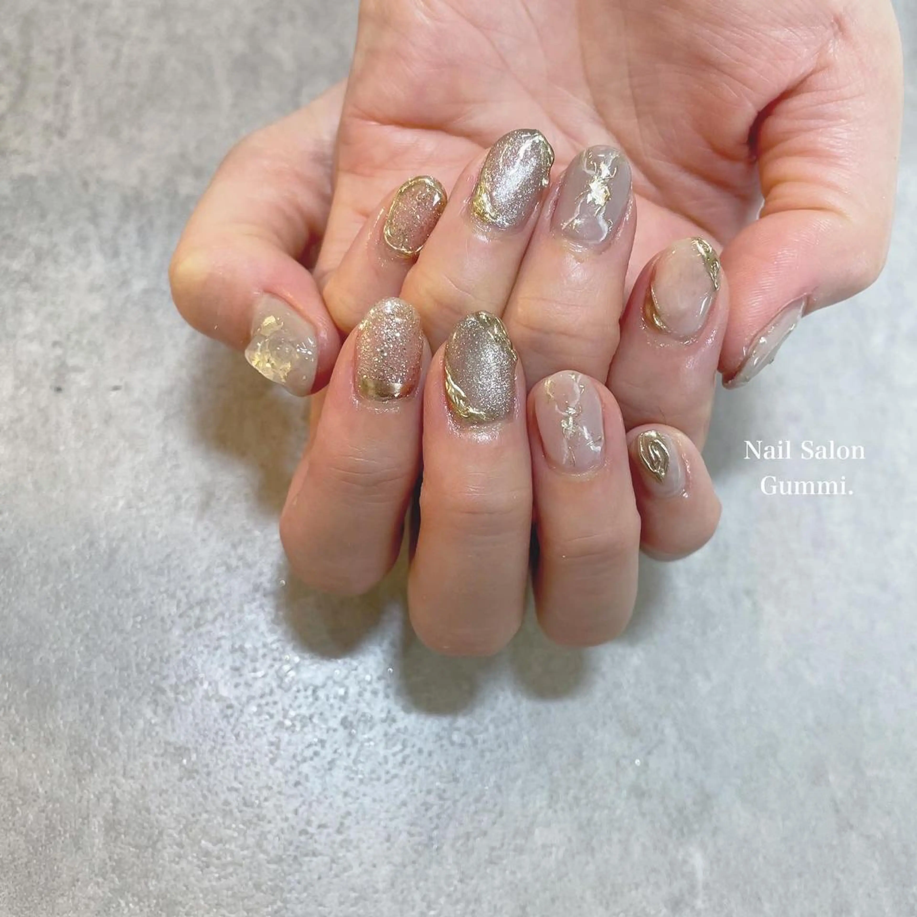 ネイル 大理石ネイル(マーブル) Nail Salon Gummi.のネイルデザイン