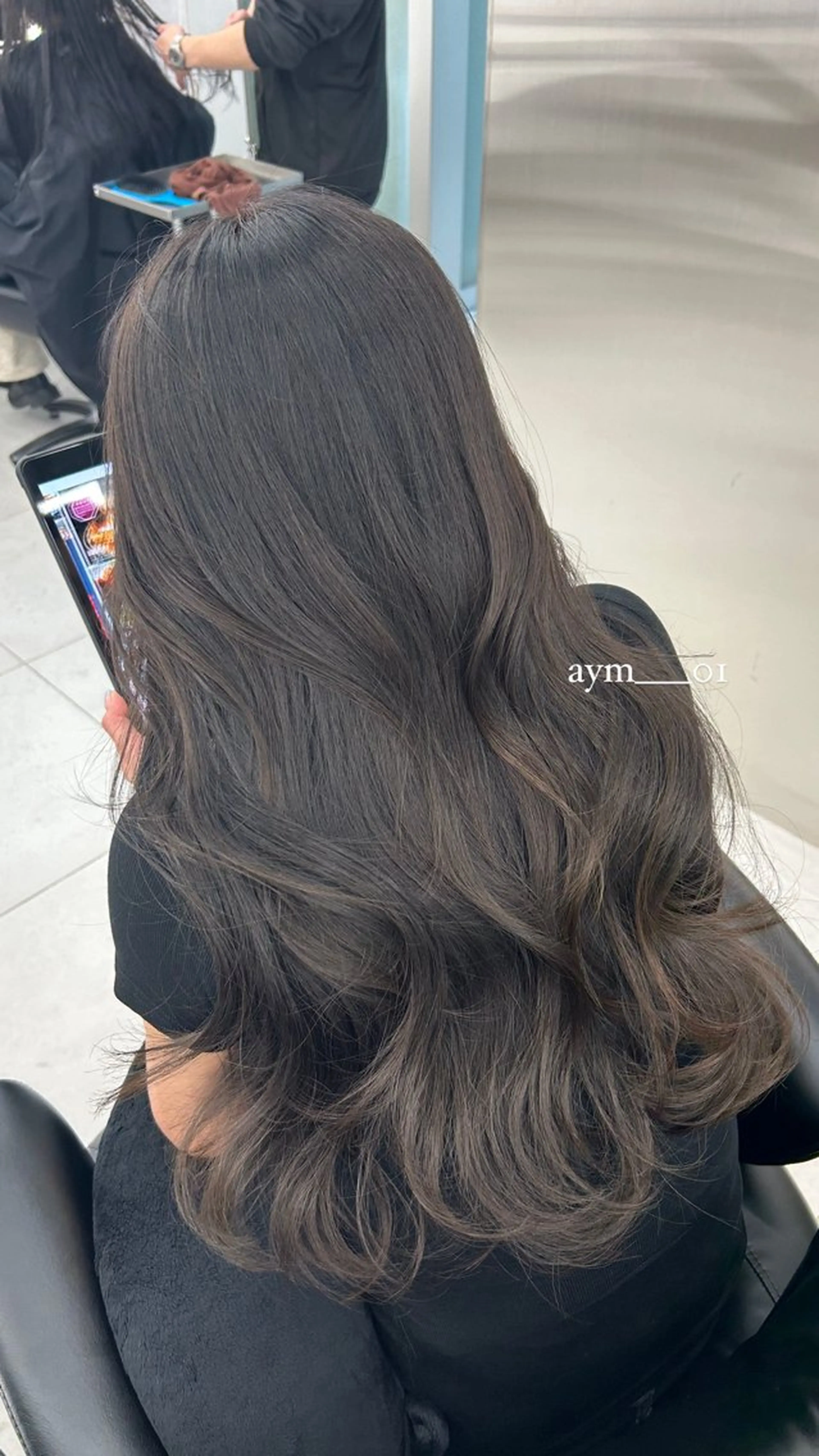 ロング カット ヘアカラー トリートメント 銀座/韓国ヘア🤍 レイヤーAYUMIのヘアスタイル