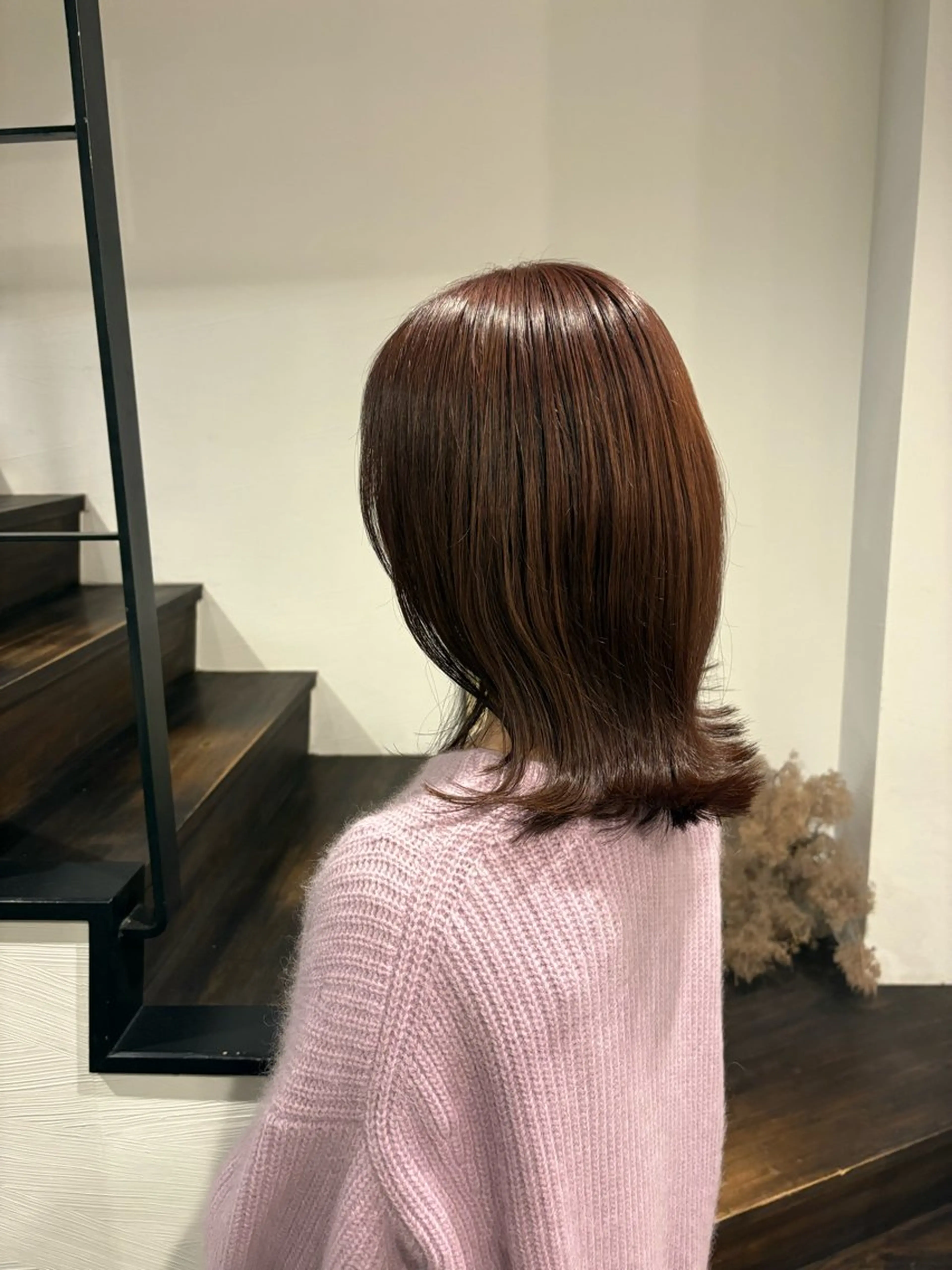 ミディアム リ ノのヘアスタイル