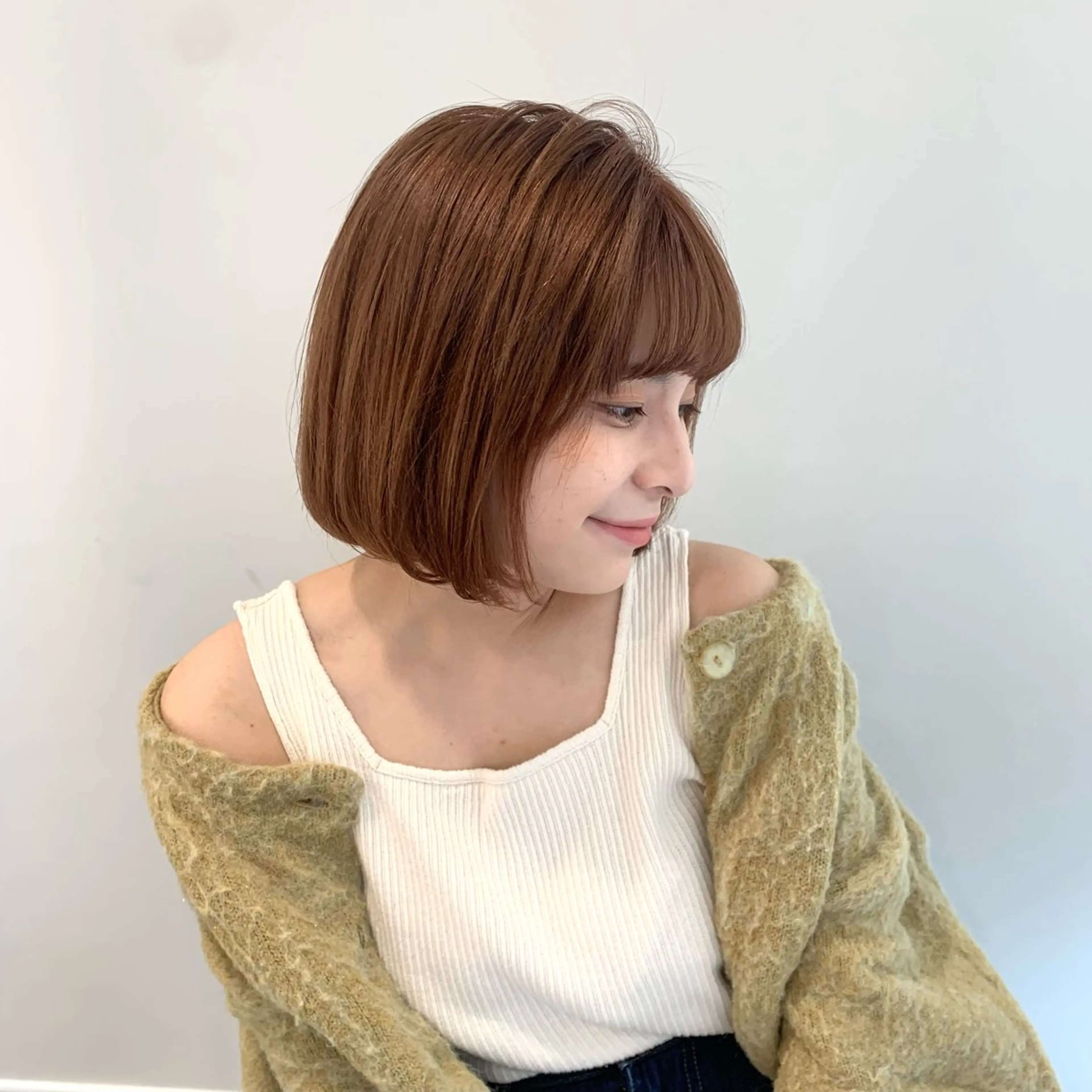 ショート カラー カット ヘアカラー トリートメント 松浦ゆずき 韓国/ 診断/ダウンパーマのヘアスタイル