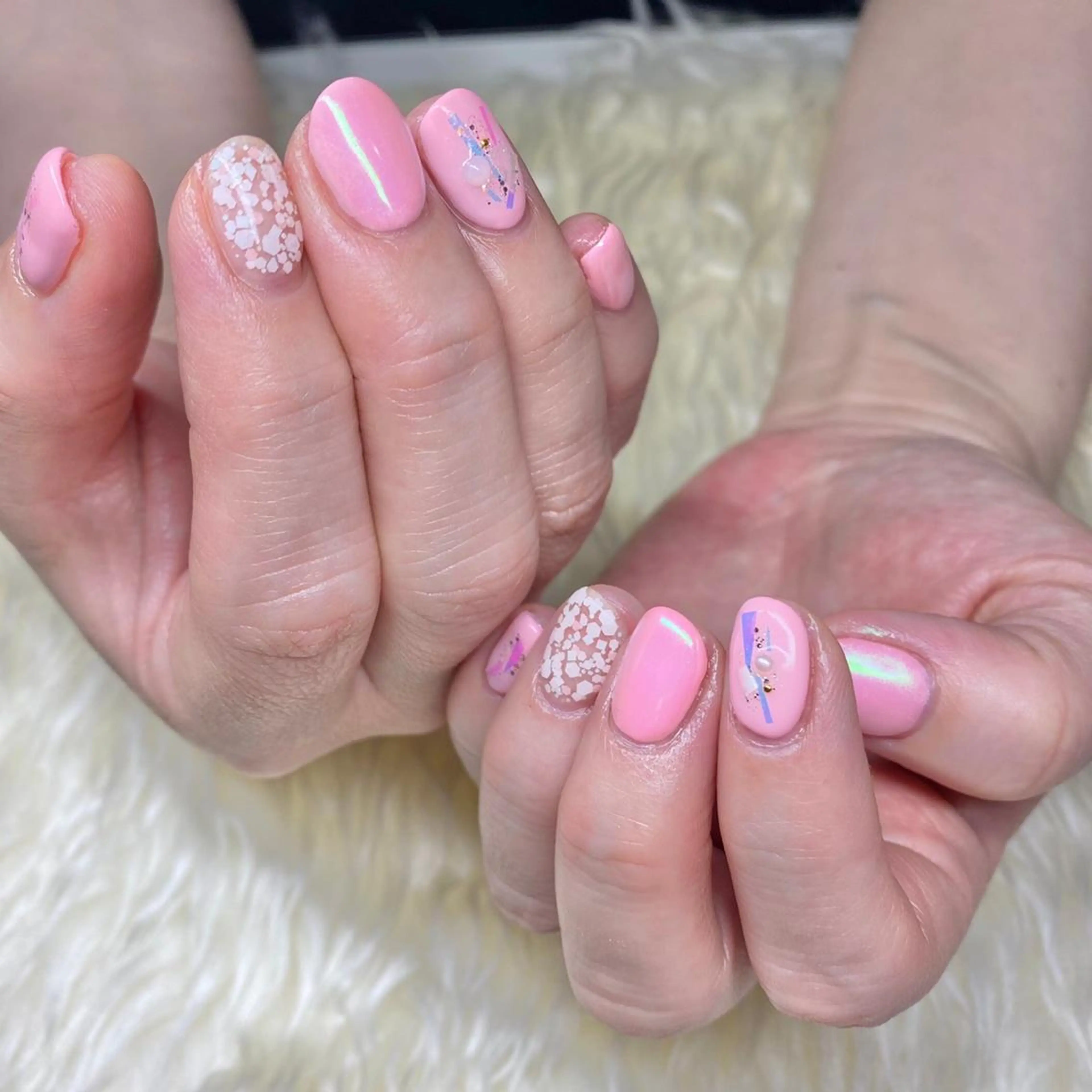 ネイル 春ネイル ハンドネイル Nail&eye Belire 新宿のネイルデザイン