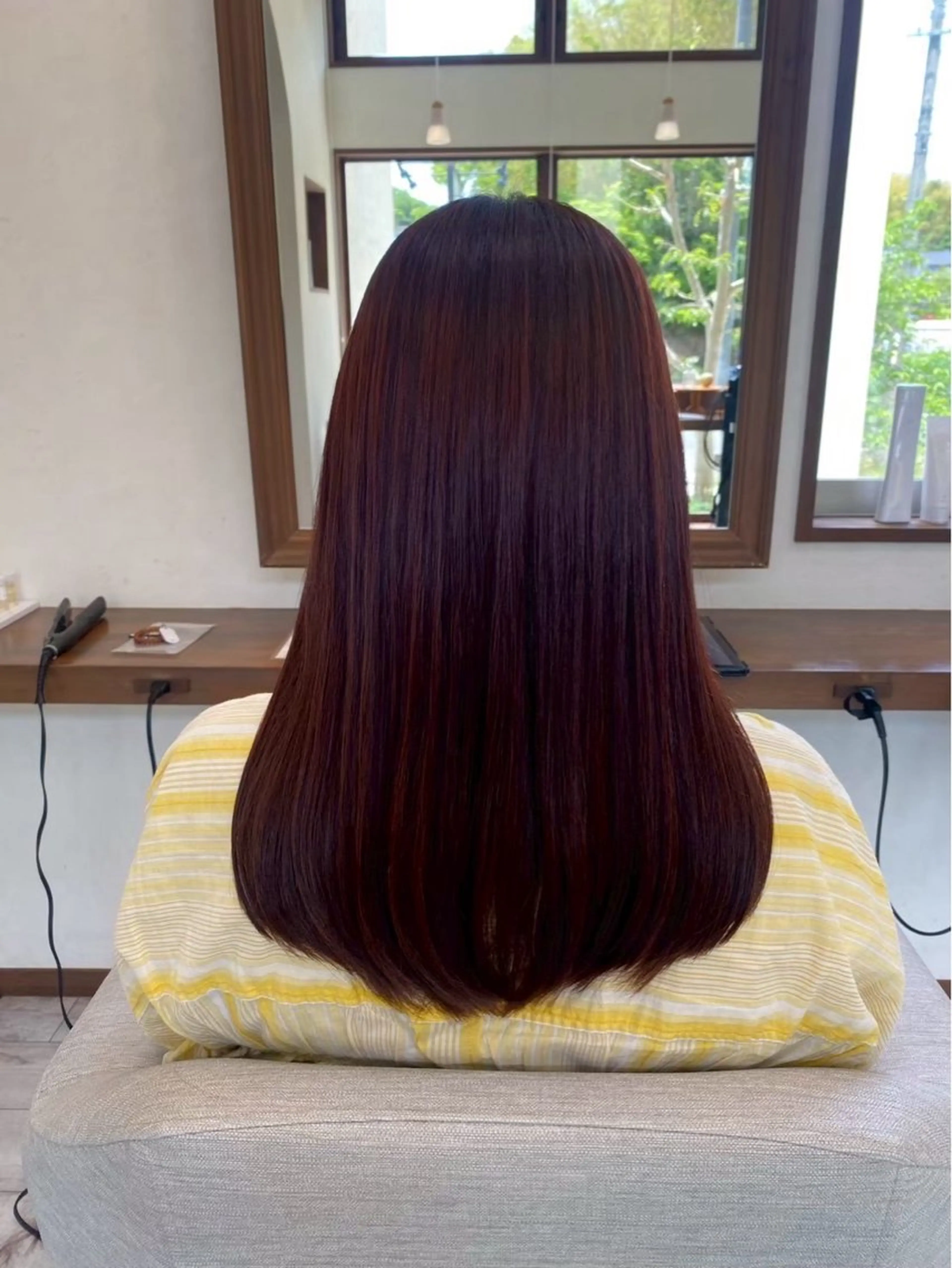 ロング カラー 平尾 怜奈のヘアスタイル
