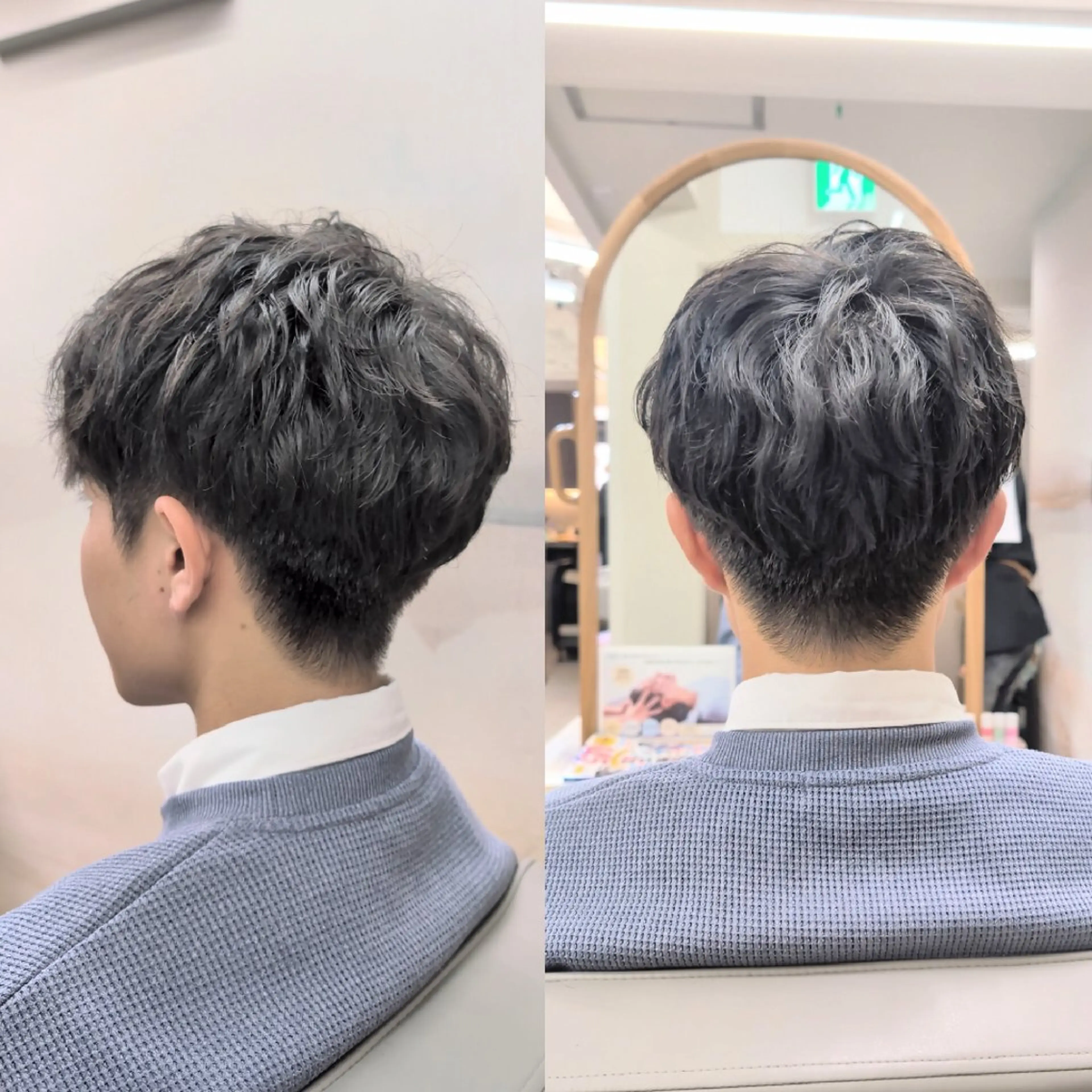 ショート パーマ メンズカット/パーマ 🦖ミニモ限定ハラコのヘアスタイル