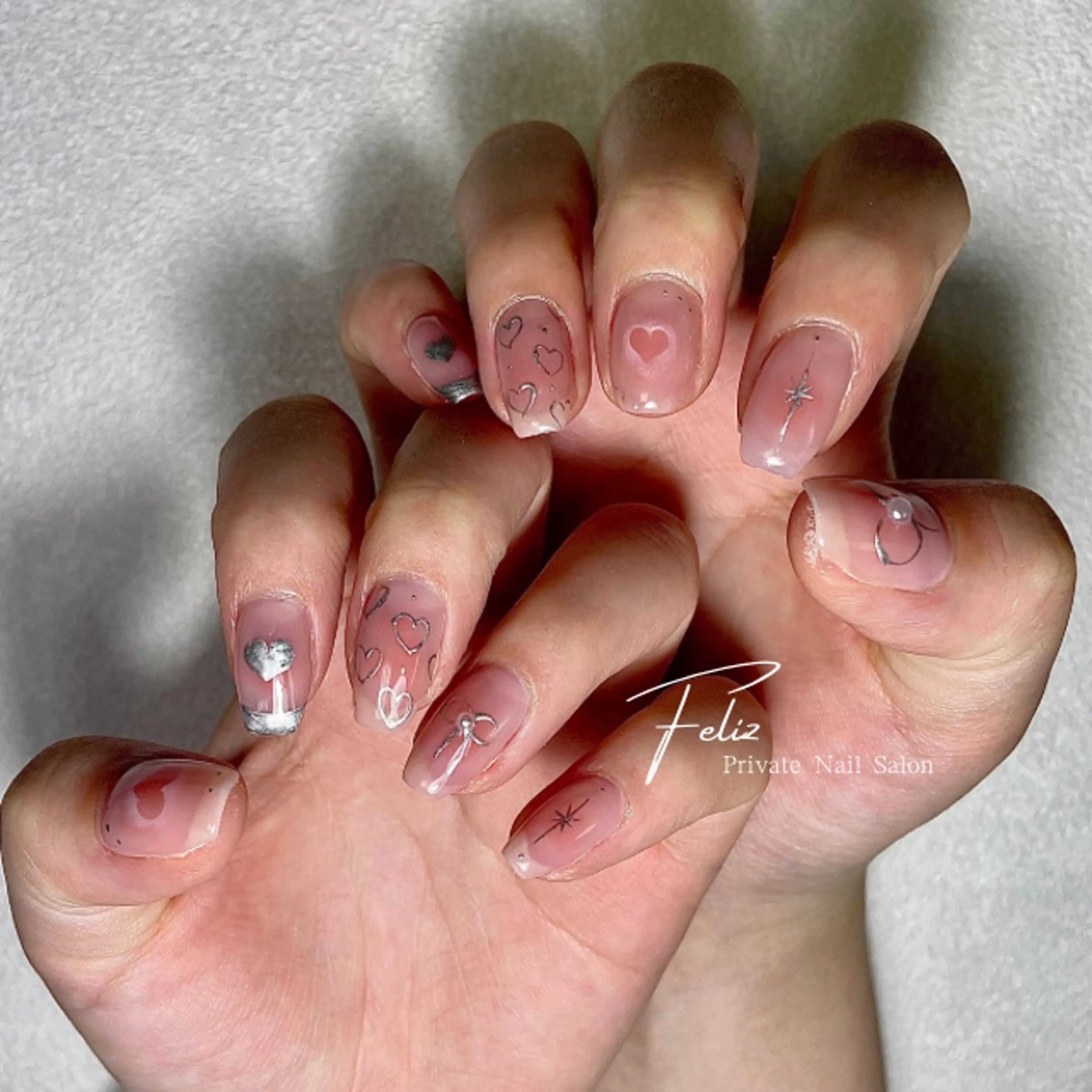 ネイル ハンドネイル ハンドケア Feliz所属・Feliz 楽しいネイルサロンのネイルデザイン