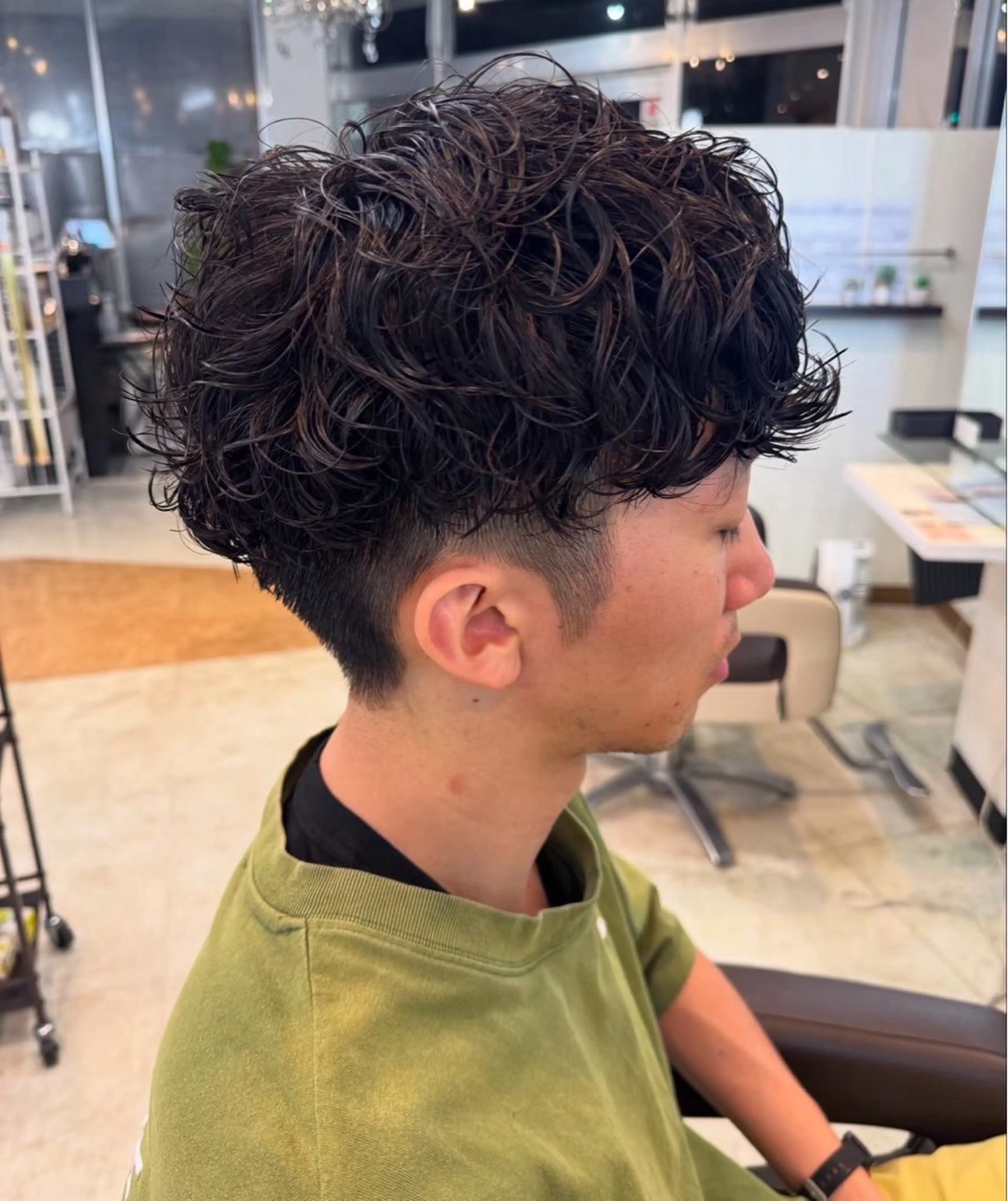 パーマ メンズ 平井 沙希のヘアスタイル