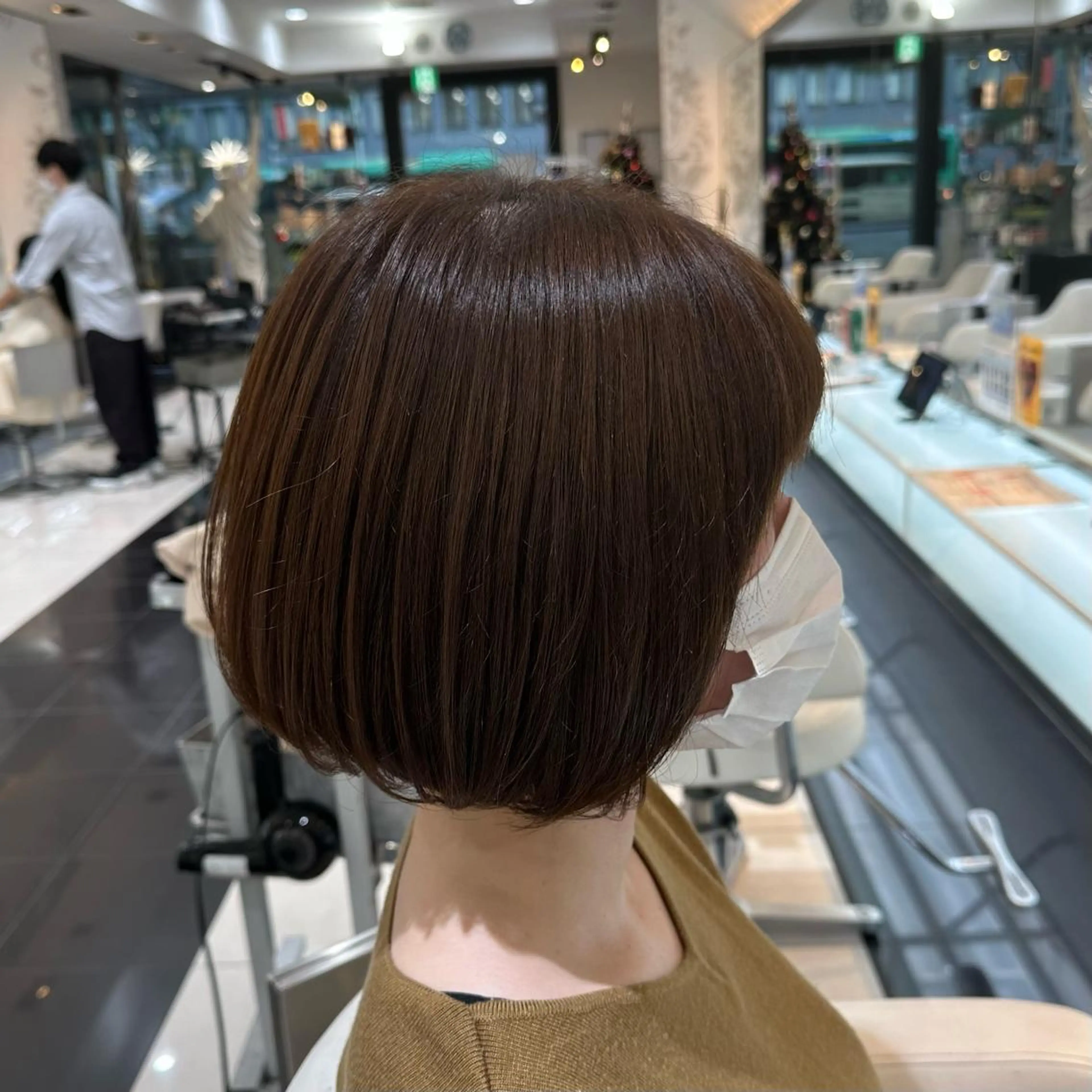 ショート カラー ボブ 🌷レイヤーカット/ 透明感カラー🌷増田のヘアスタイル