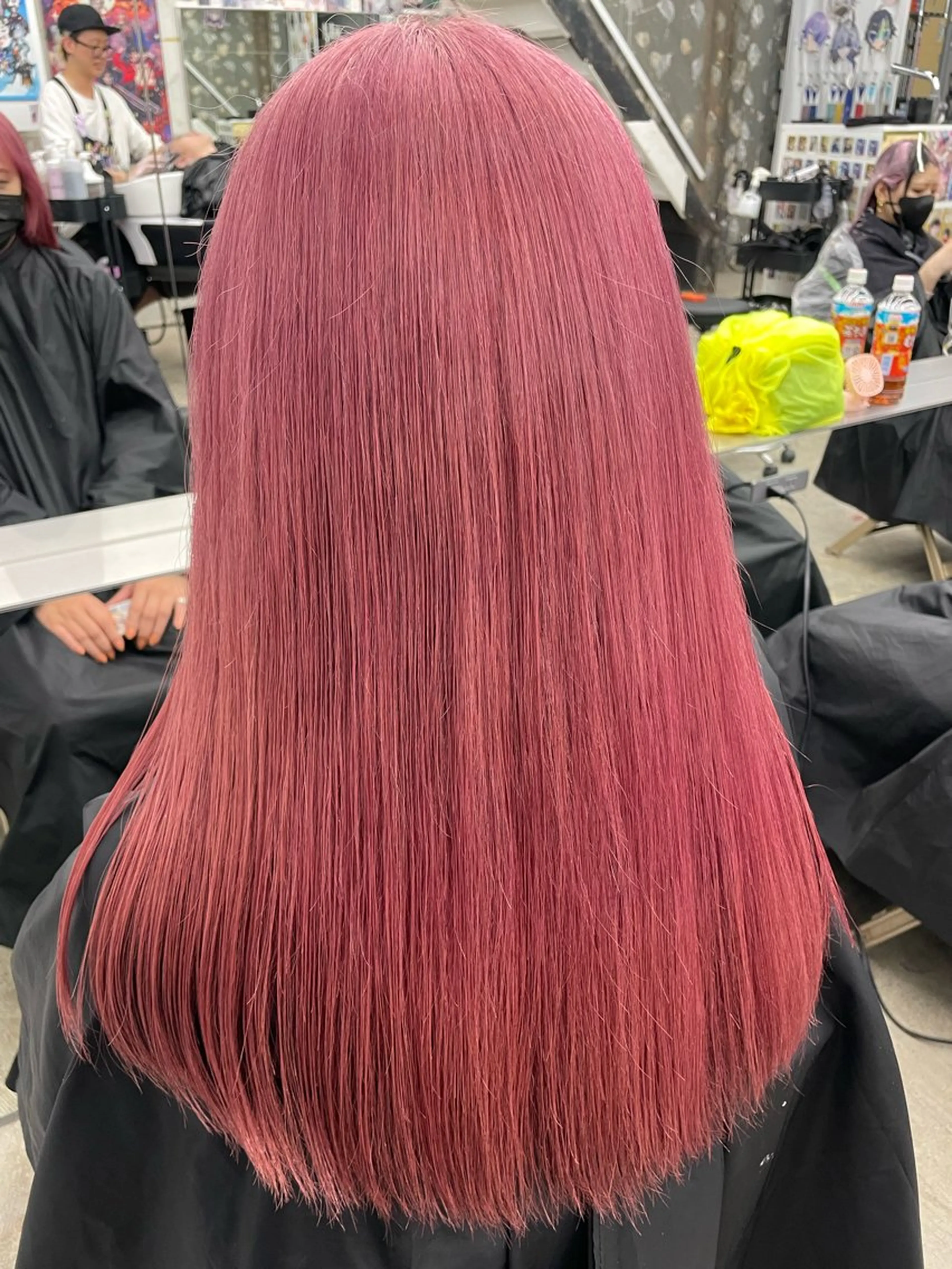 ミディアム カラー ブリーチ ケアブリーチ ラベンダーカラー ラベンダーピンク ピンクカラー ヘアカラー トリートメント インナーカラー 推し ブリーチ  髪質改善のヘアスタイル