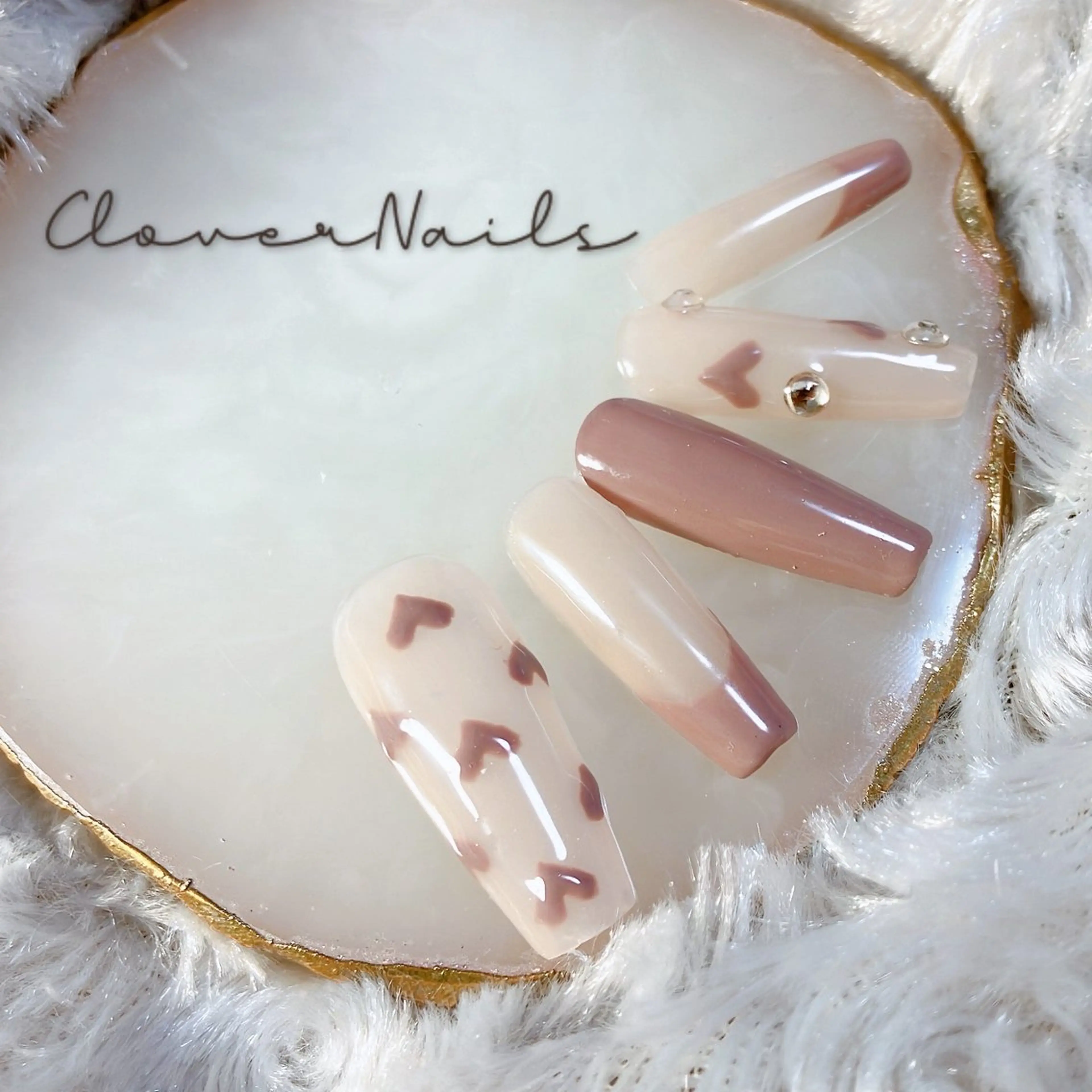 ネイル ハンドネイル 自宅ネイルサロン クロバーネイルのネイルデザイン