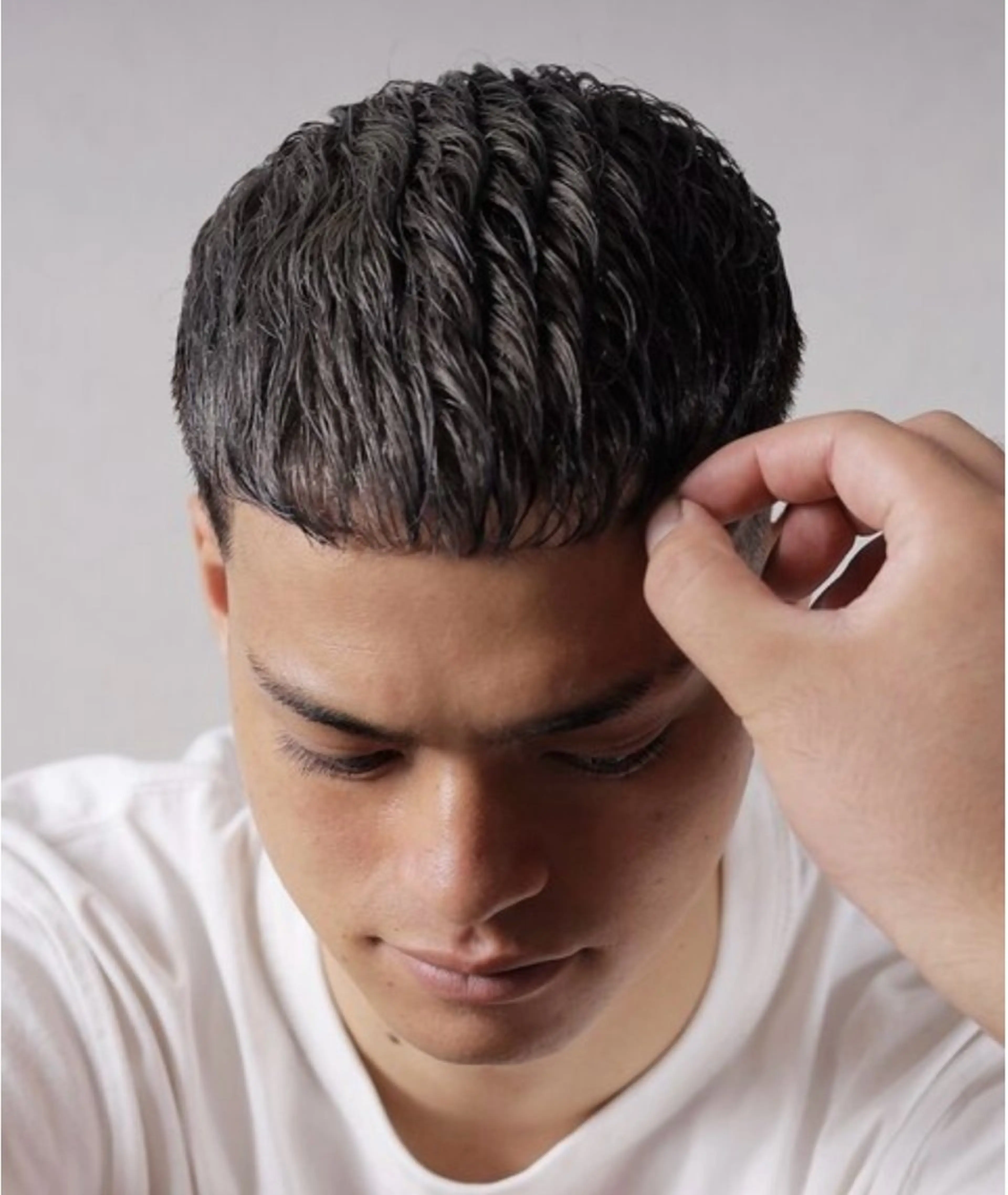 ショート パーマ メンズ メンズパーマ 濡れパン HANGOUT / ミウのヘアスタイル