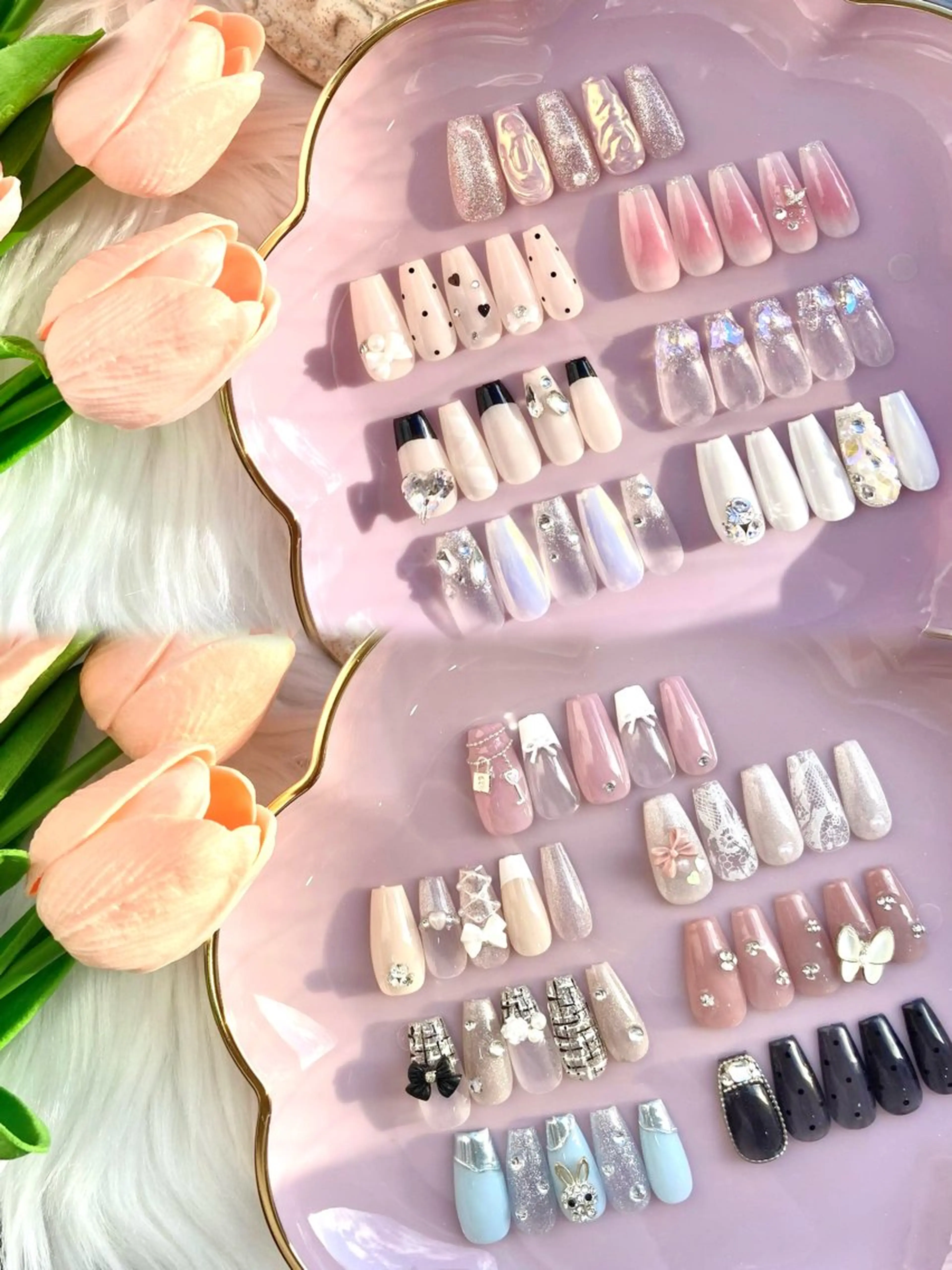 ワンホン/韓国系艶々デザイン♪【 オフ無料🌟 】ダメージケア定額ちゅるんコース💅🏻💖の写真