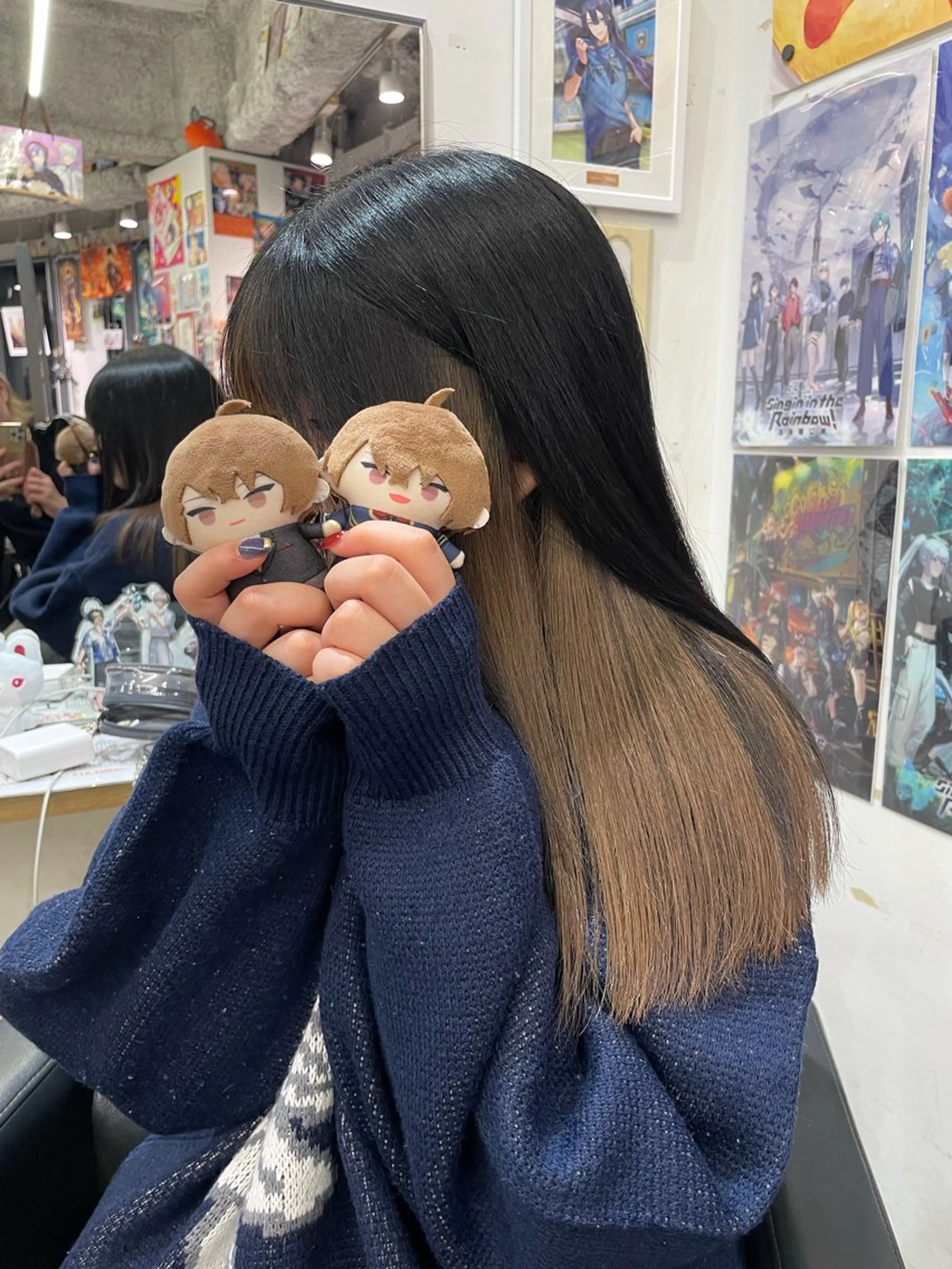 ミディアム カラー ヘアカラー トリートメント 💖推しカラー💖 オタク美容師✂ゆづきのヘアスタイル