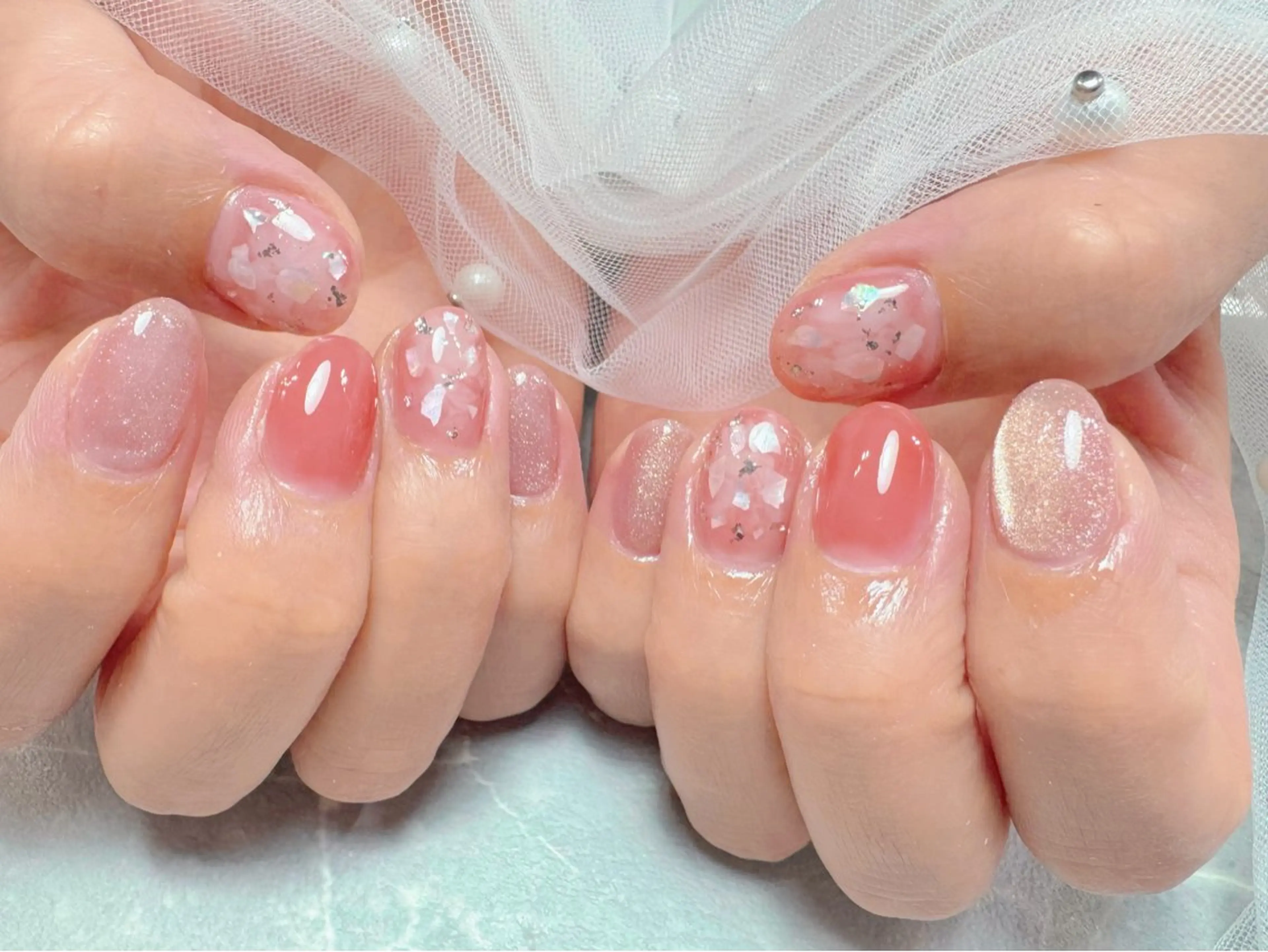 ネイル マジック ミラーのネイルデザイン