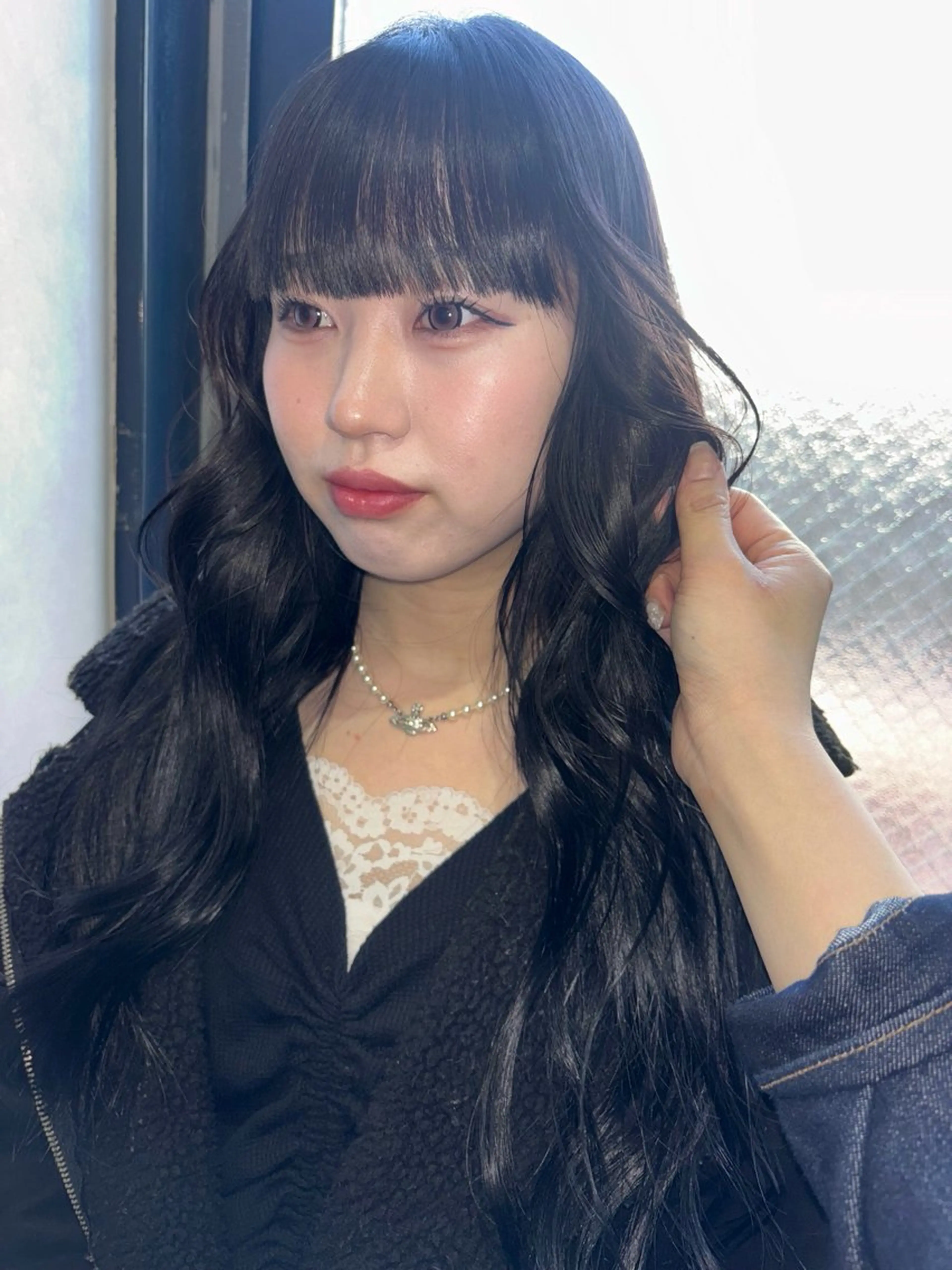 ロング カラー ヘアアレンジ ⭐︎ハイトーン /レイヤー✩momoのヘアスタイル