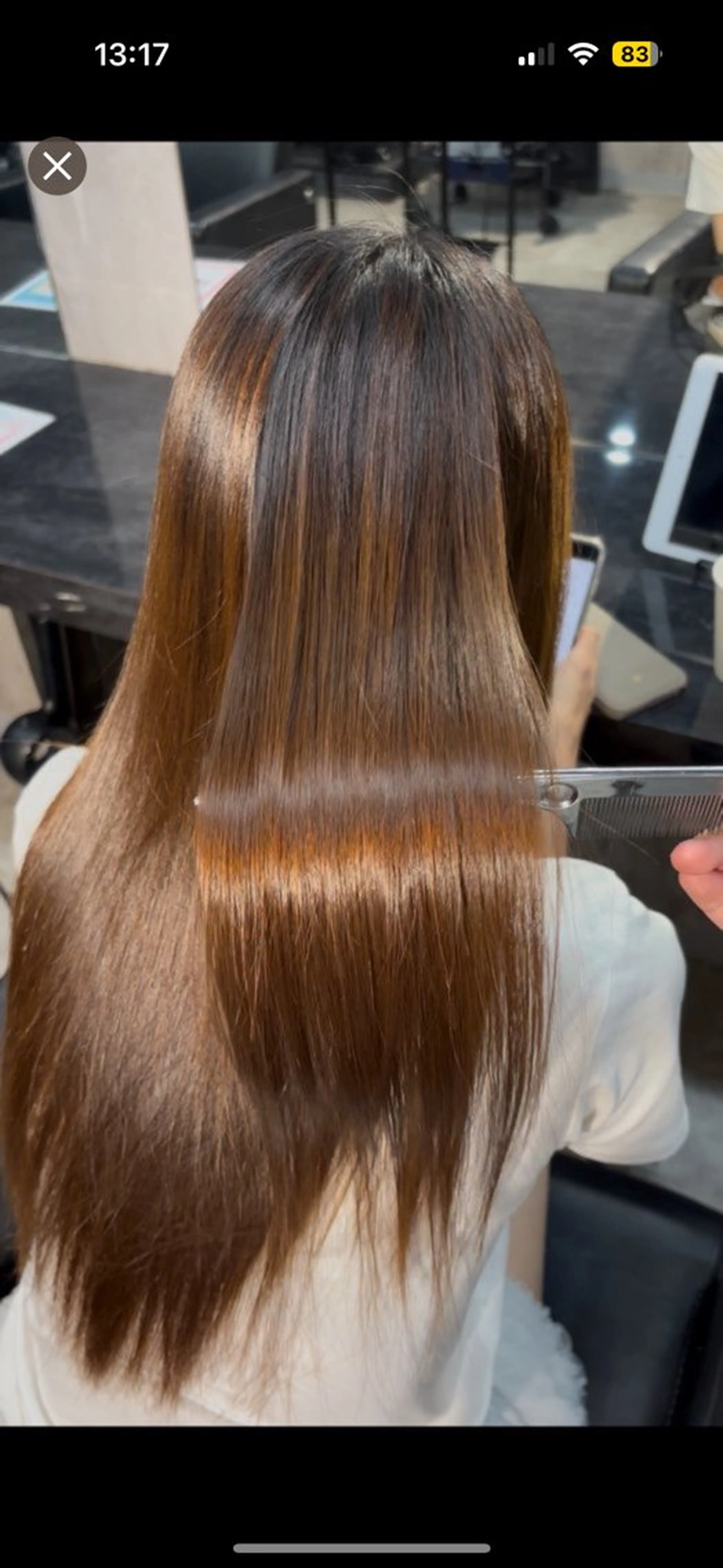 ロング 縮毛矯正 縮毛矯正 溝渕朋也 /髪質改善ストレートのヘアスタイル