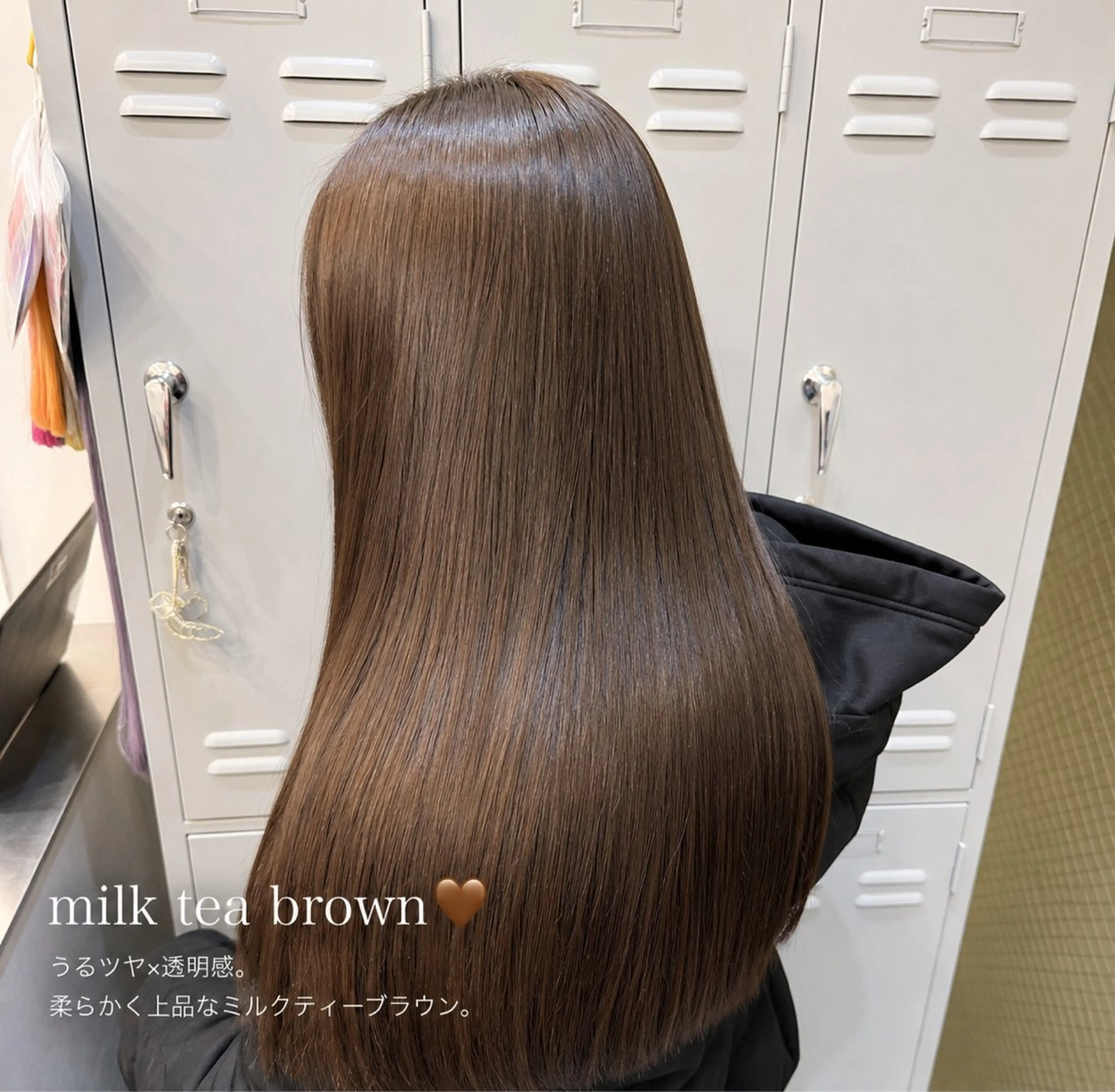 ロング カラー ワンレンボブ ショートボブ ベージュカラー ブリーチ ケアブリーチ ヘアカラー トリートメント 🥀赤み消し 透明感🥀ユイキのヘアスタイル