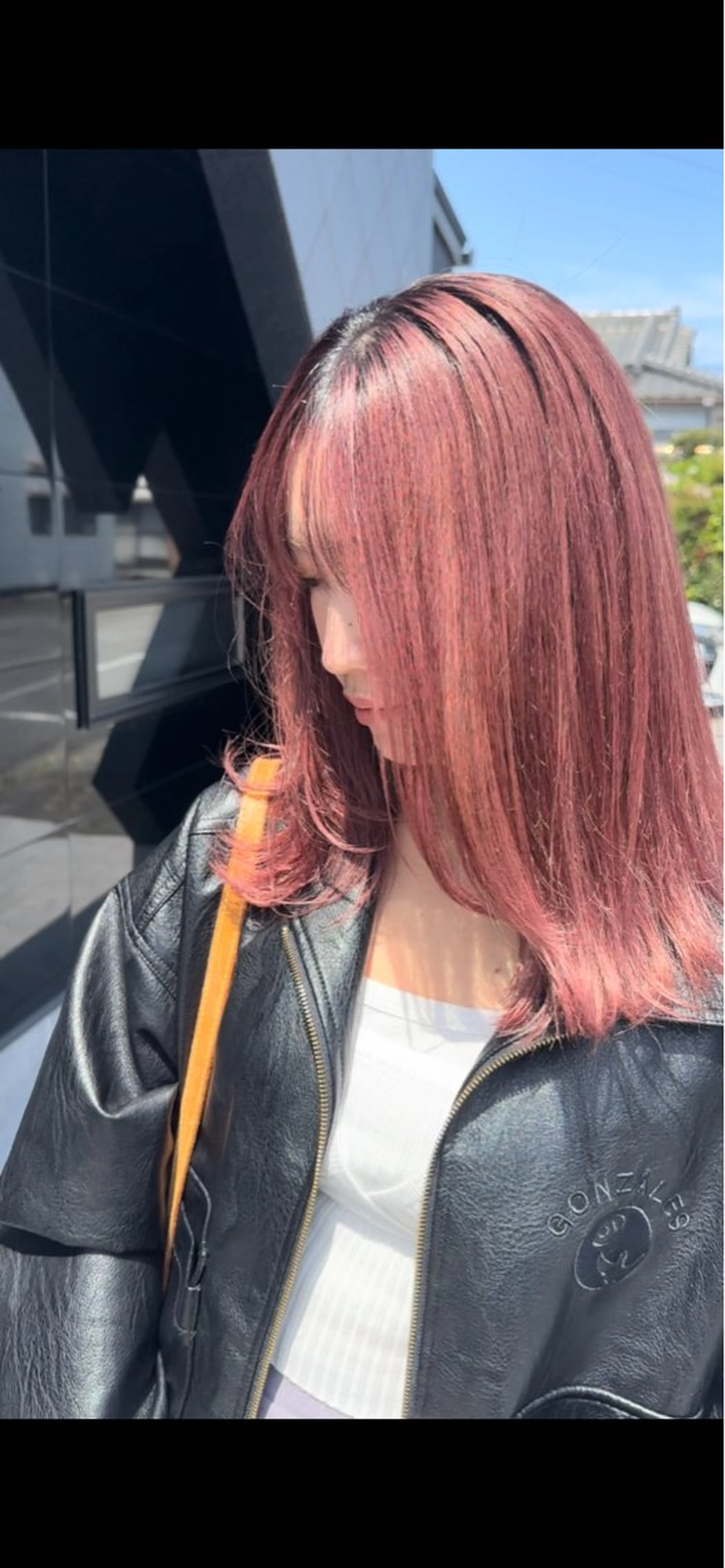 ミディアム カラー 下小鶴 優治のヘアスタイル