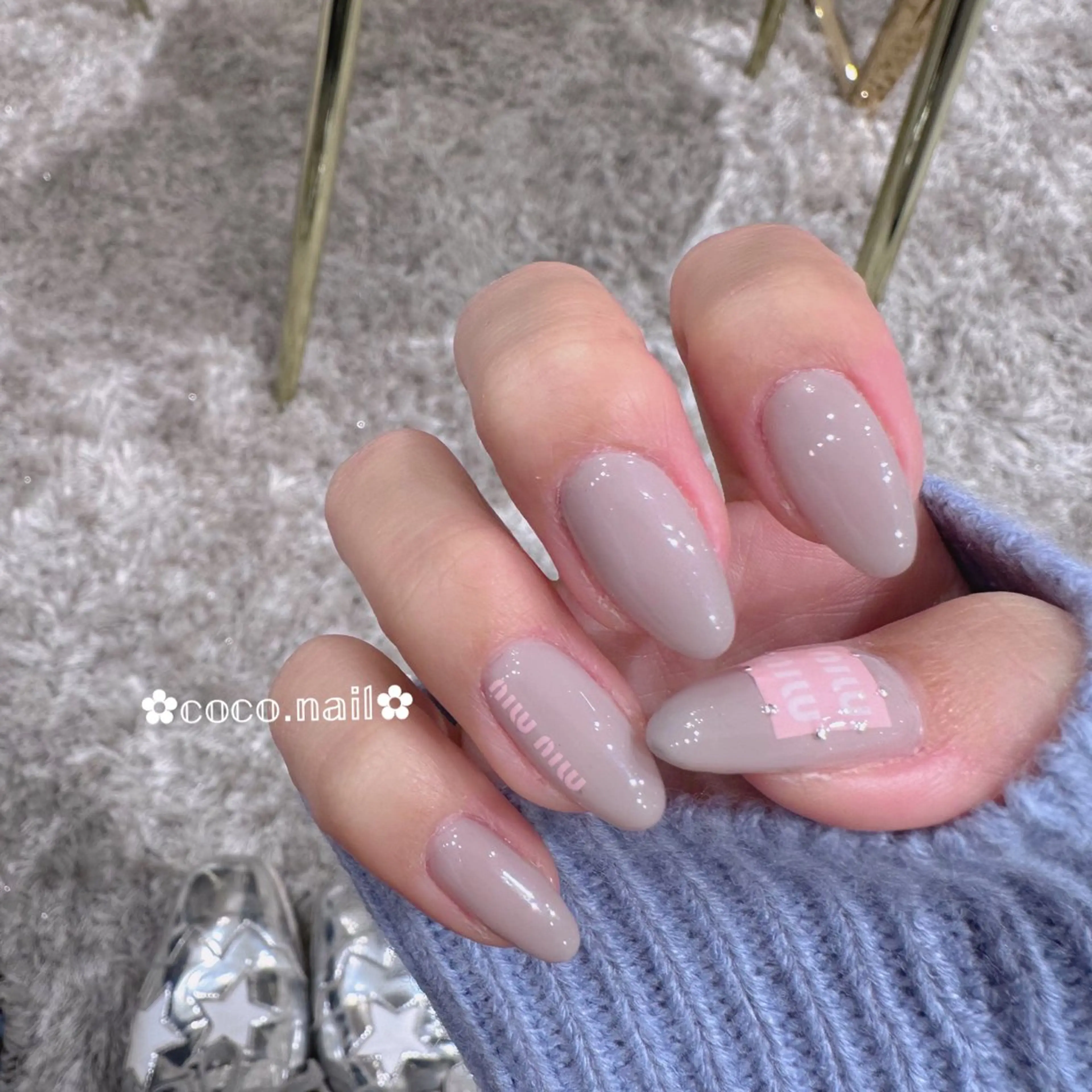ネイル lili.nail y2k/長さ出しのネイルデザイン