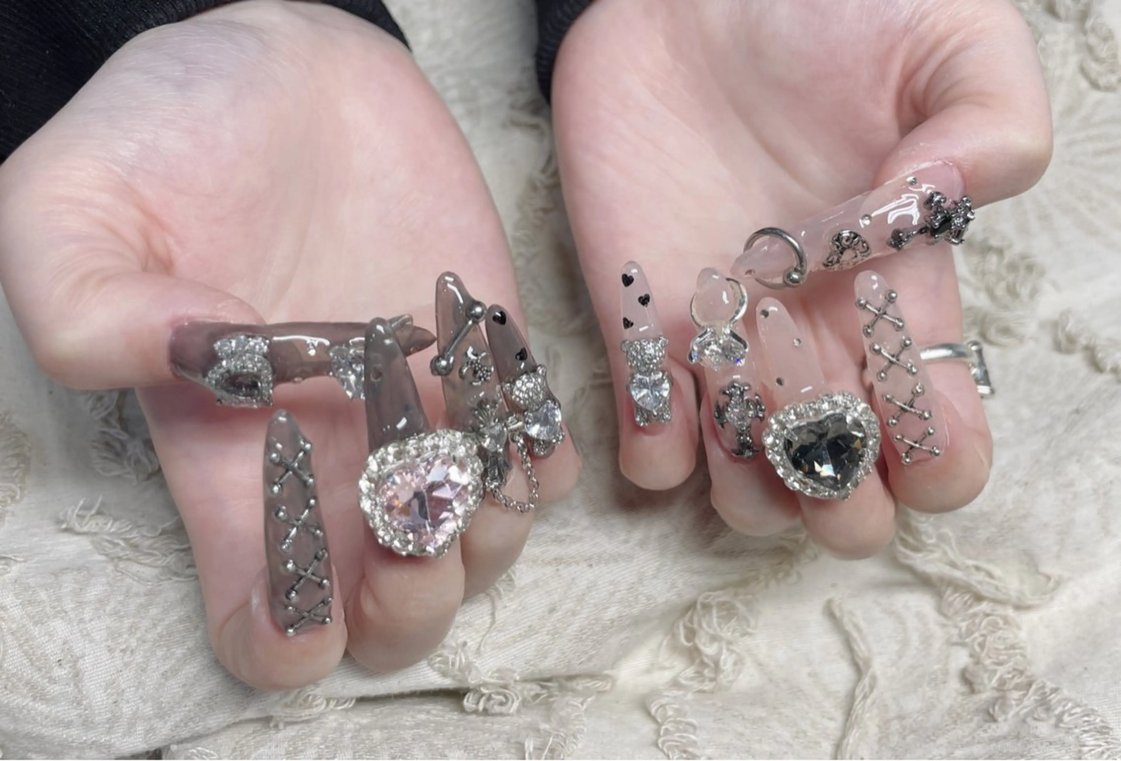 【スカルプ】アクリル長さだし、つけ放題コース☆ご新規オフ無料の写真