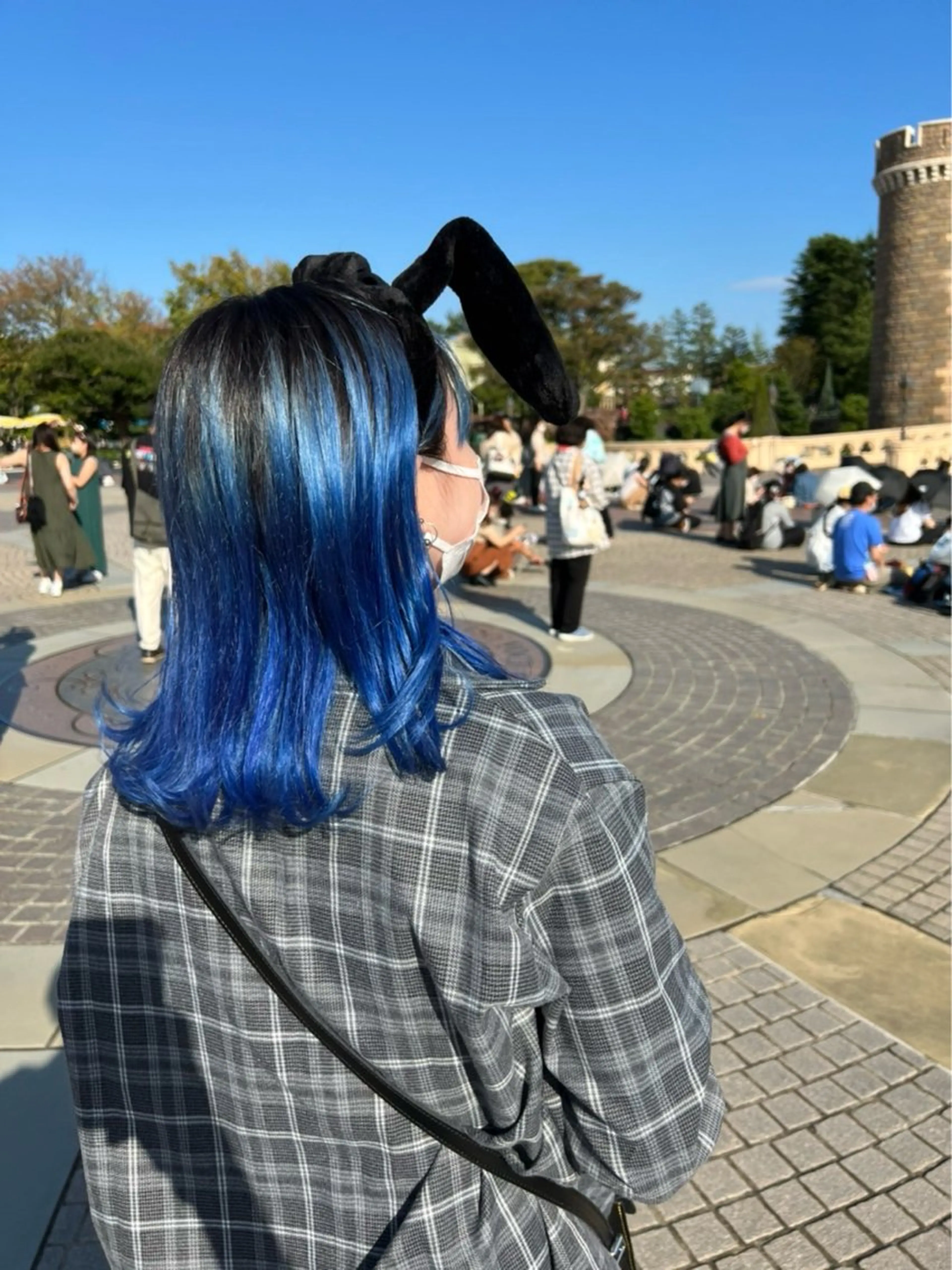 カラー ブリーチ デザインカラー M.Fe's はるな 🖤メンズカット募集のヘアスタイル
