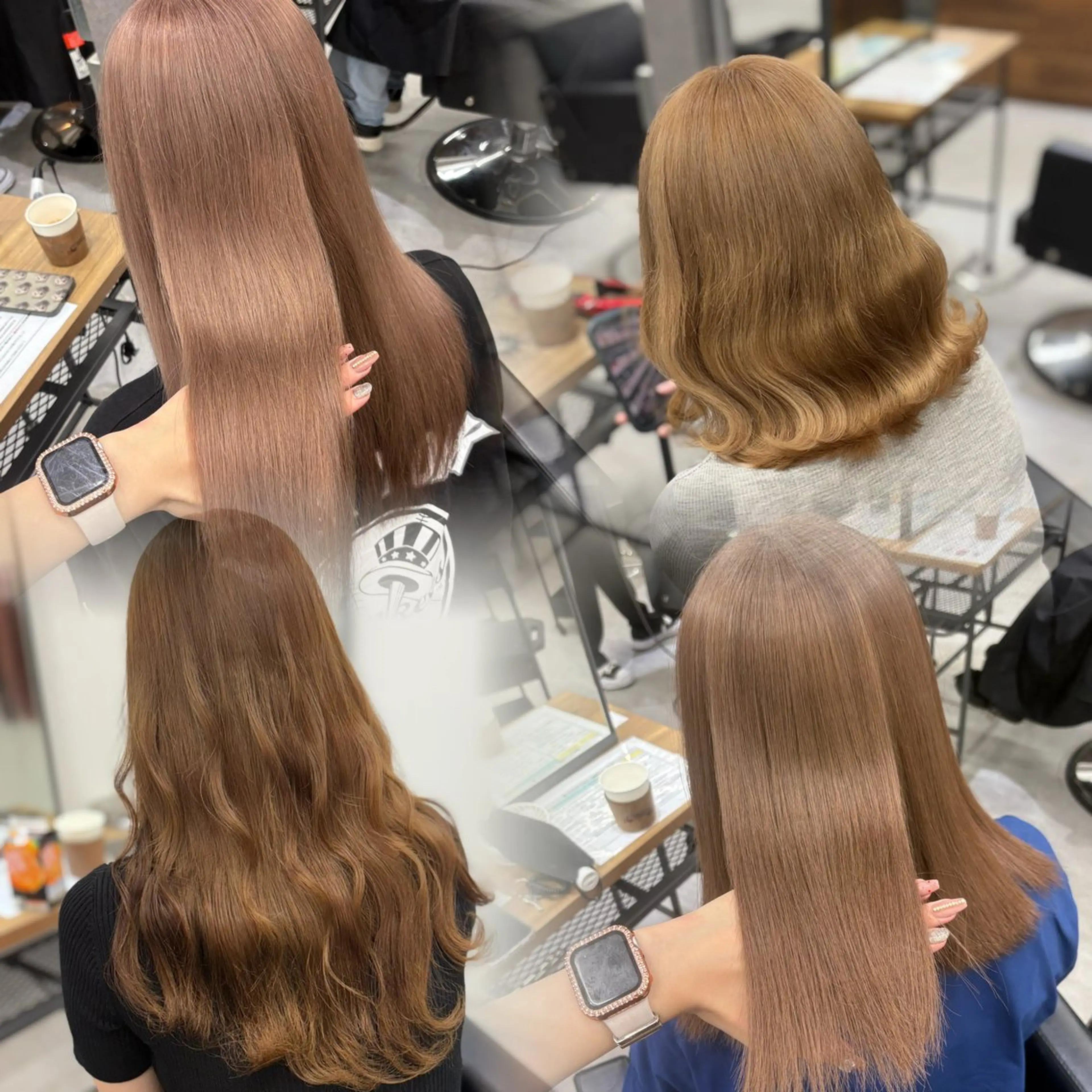 ロング ヘアカラー トリートメント SAKI🫧NEXT 池袋/韓国風カラー✨のヘアスタイル