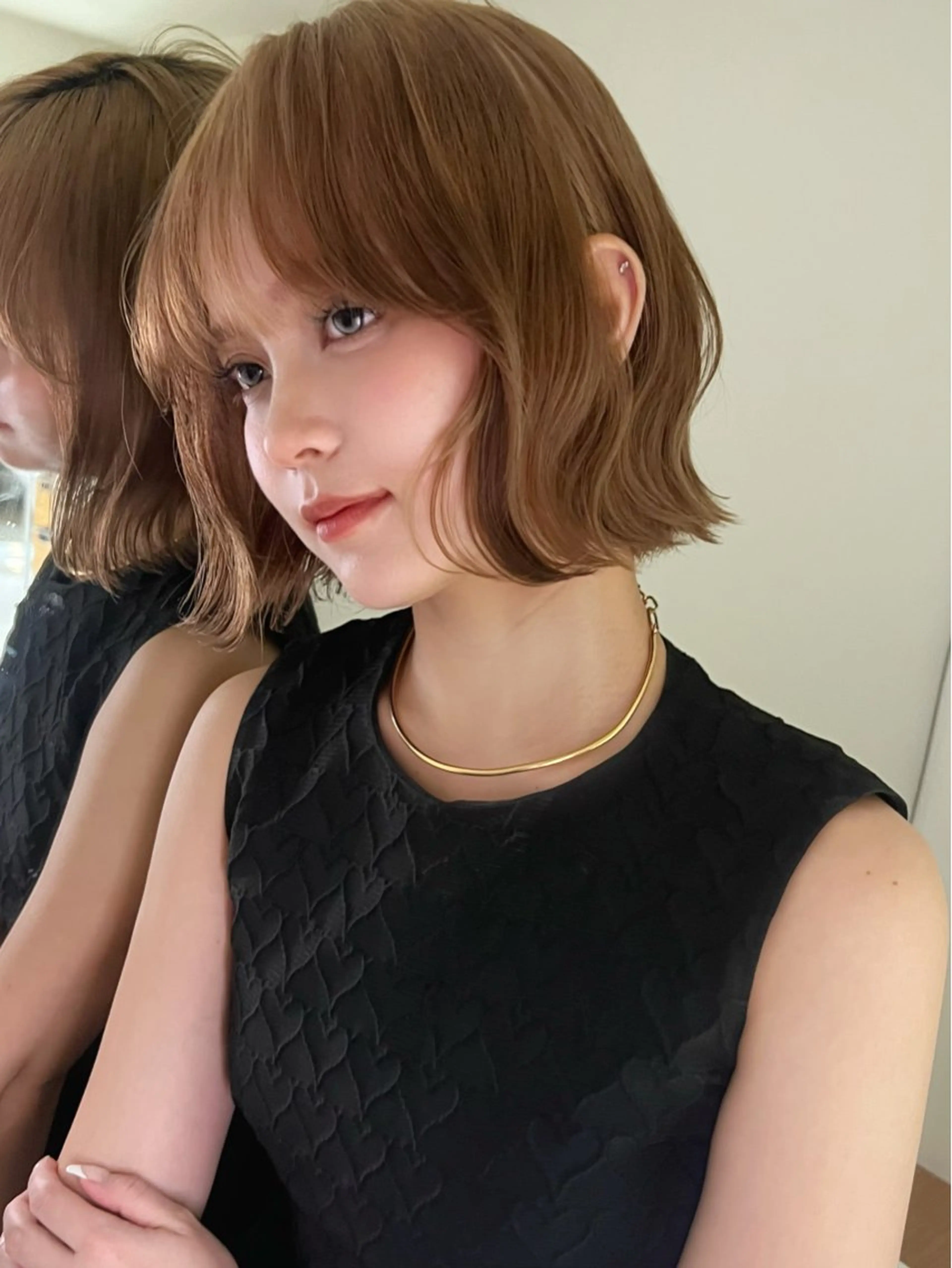 ショート 小顔ボブ jilblanカホのヘアスタイル