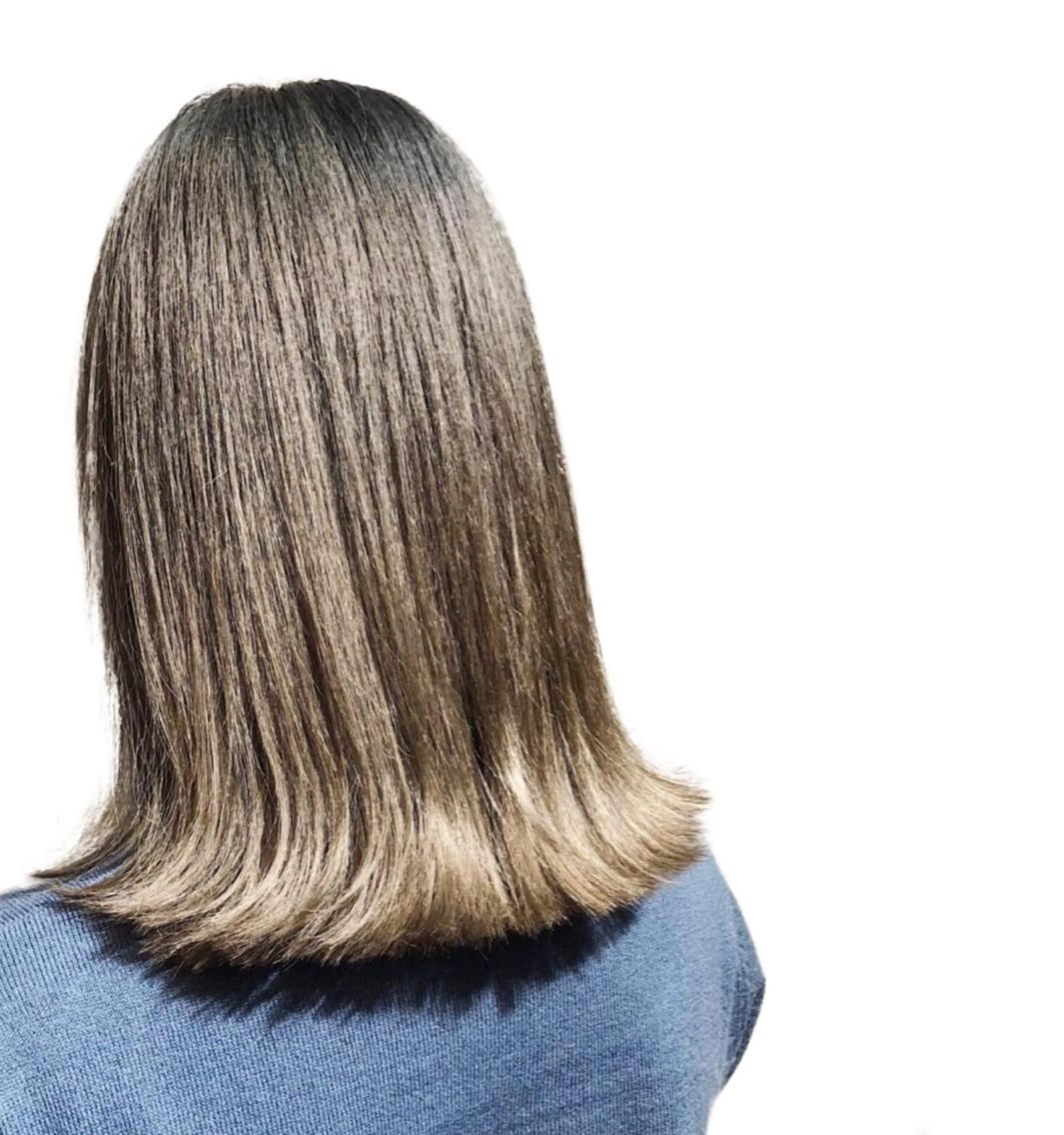 ミディアム カラー ブリーチ ケアブリーチ /髪質 改善/古橋圭史郎のヘアスタイル