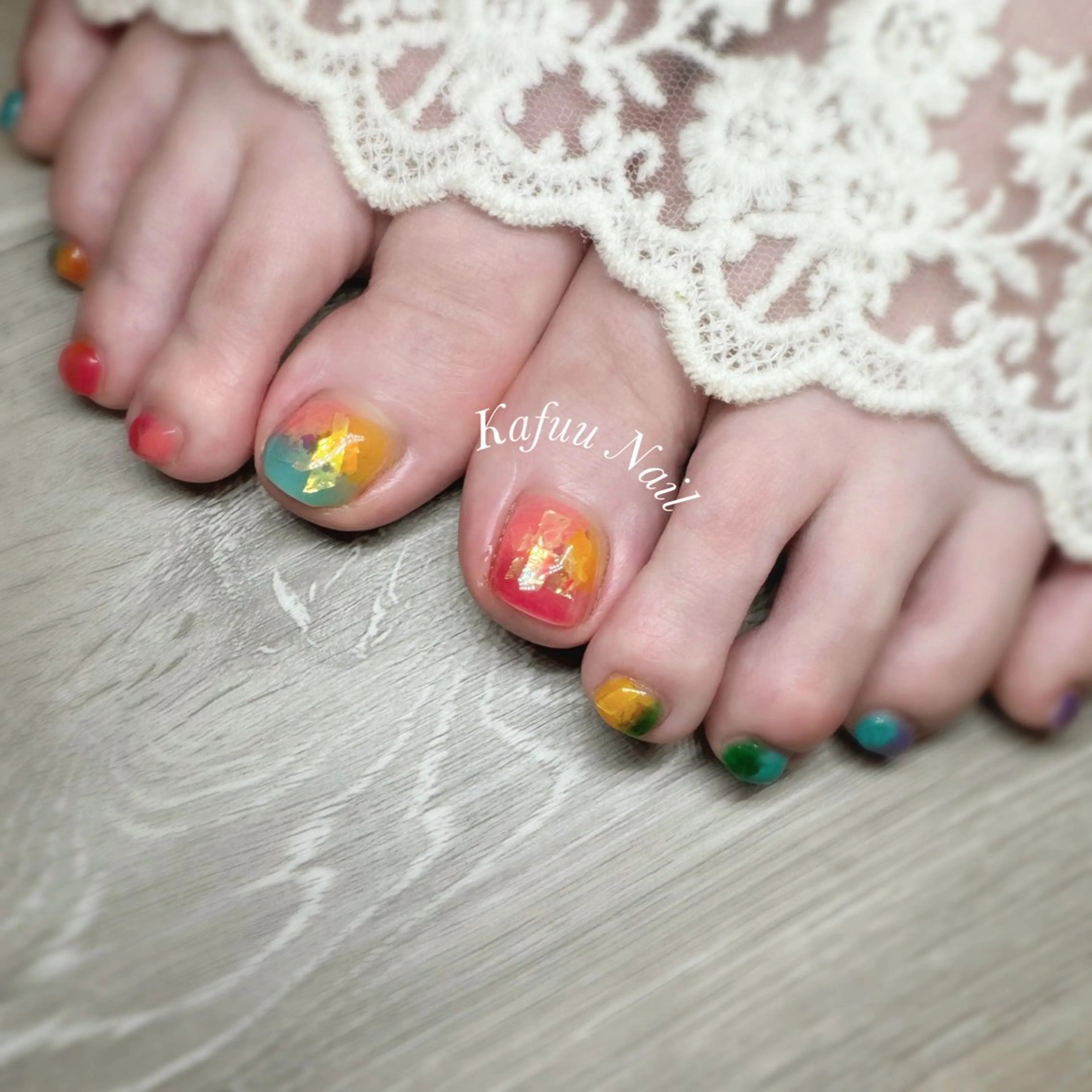 ネイル フットネイル Kafuu Nailのネイルデザイン