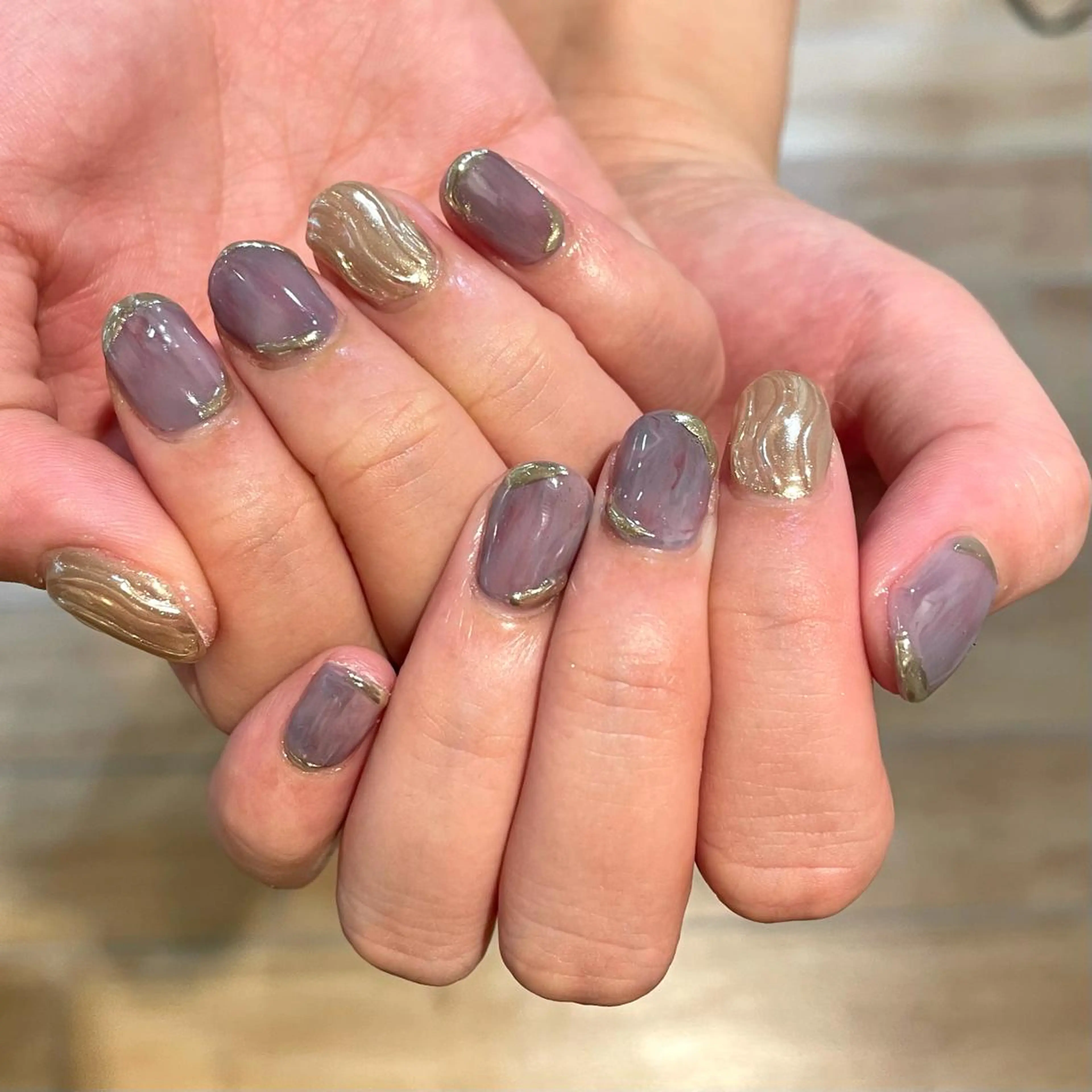 ネイル ハンドネイル 新井 ひなののネイルデザイン