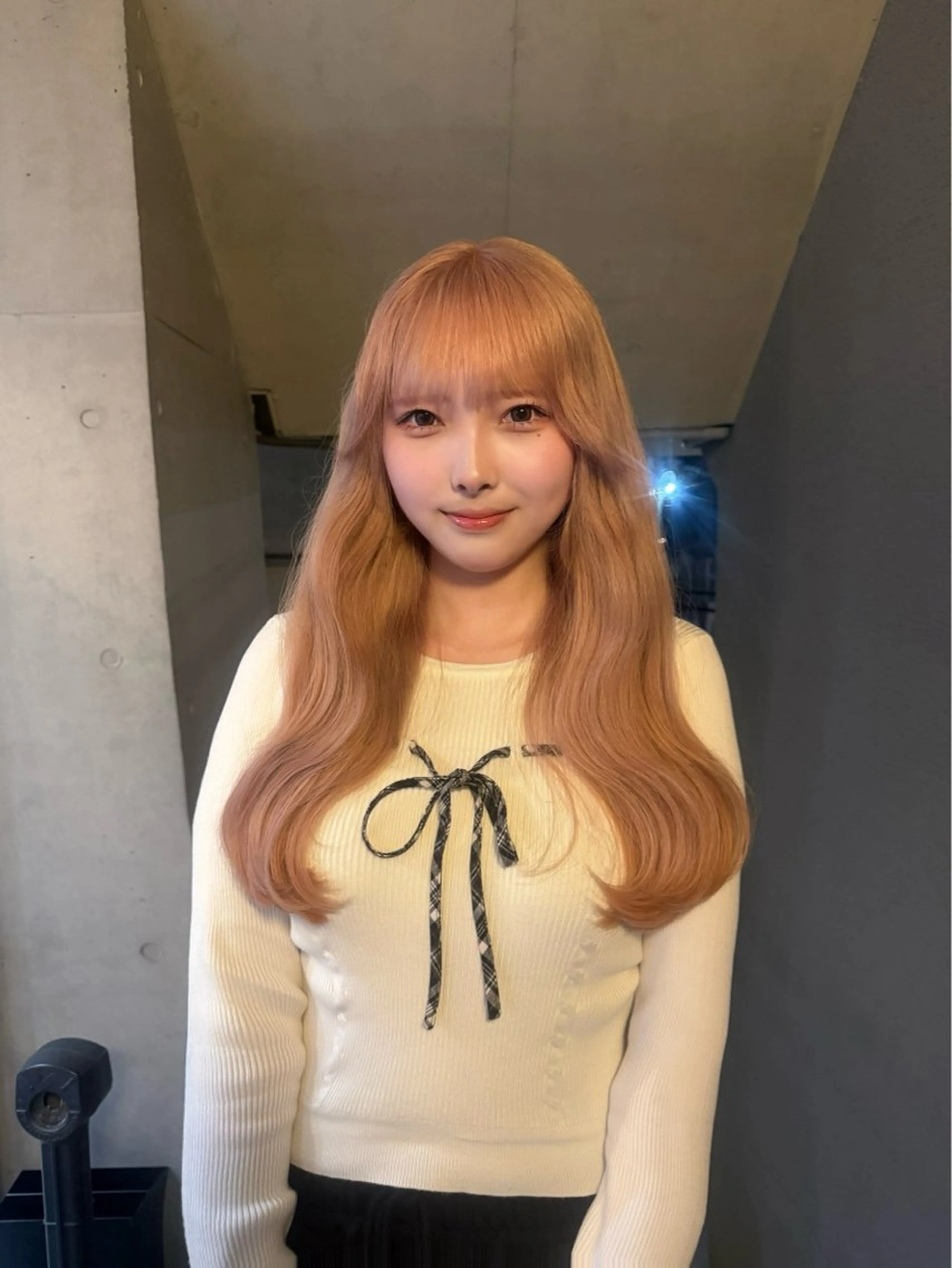 カラー ベージュカラー ブリーチ ピンクカラー ピンクベージュ ホワイトピンク カット ヘアカラー トリートメント ミルクティーベージュ ブリーチ🖤サヤカのヘアスタイル