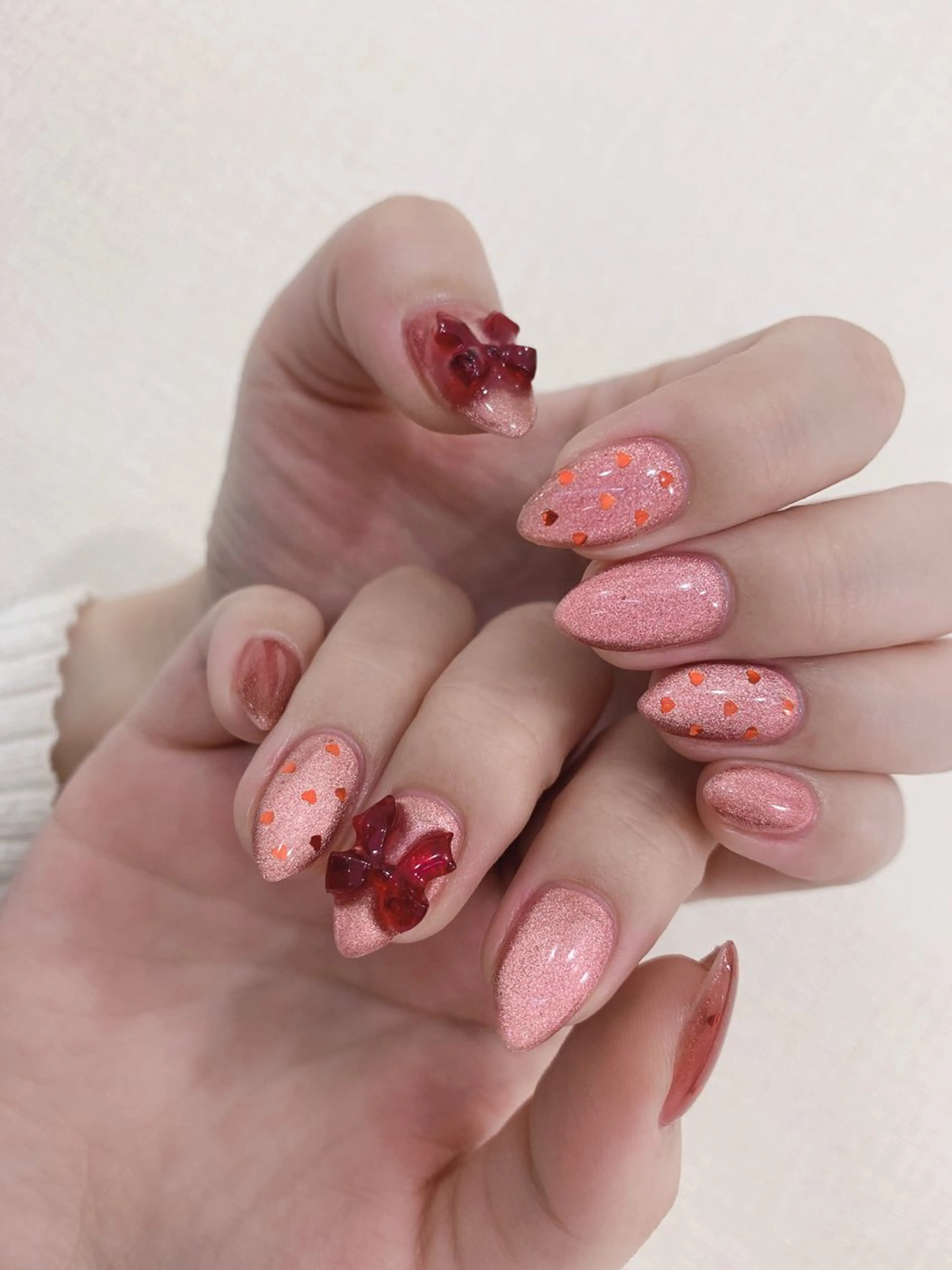 ネイル シンプルネイル 春ネイル ワンホンネイル ハンドネイル Rainbow Nailのネイルデザイン