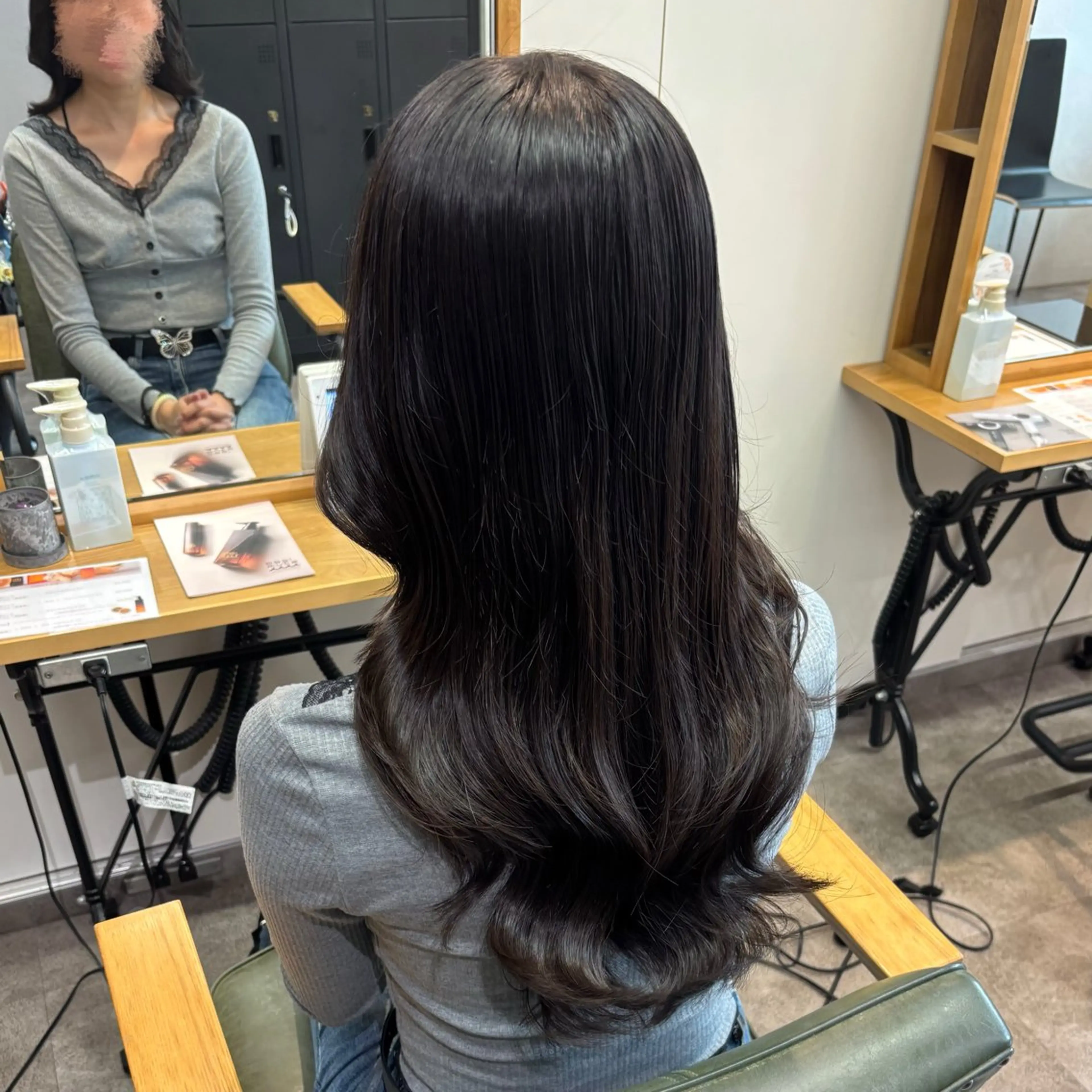 ヘアアレンジ ヘアセット 艶感カラー/オリーブ アレンジ：♡のヘアスタイル