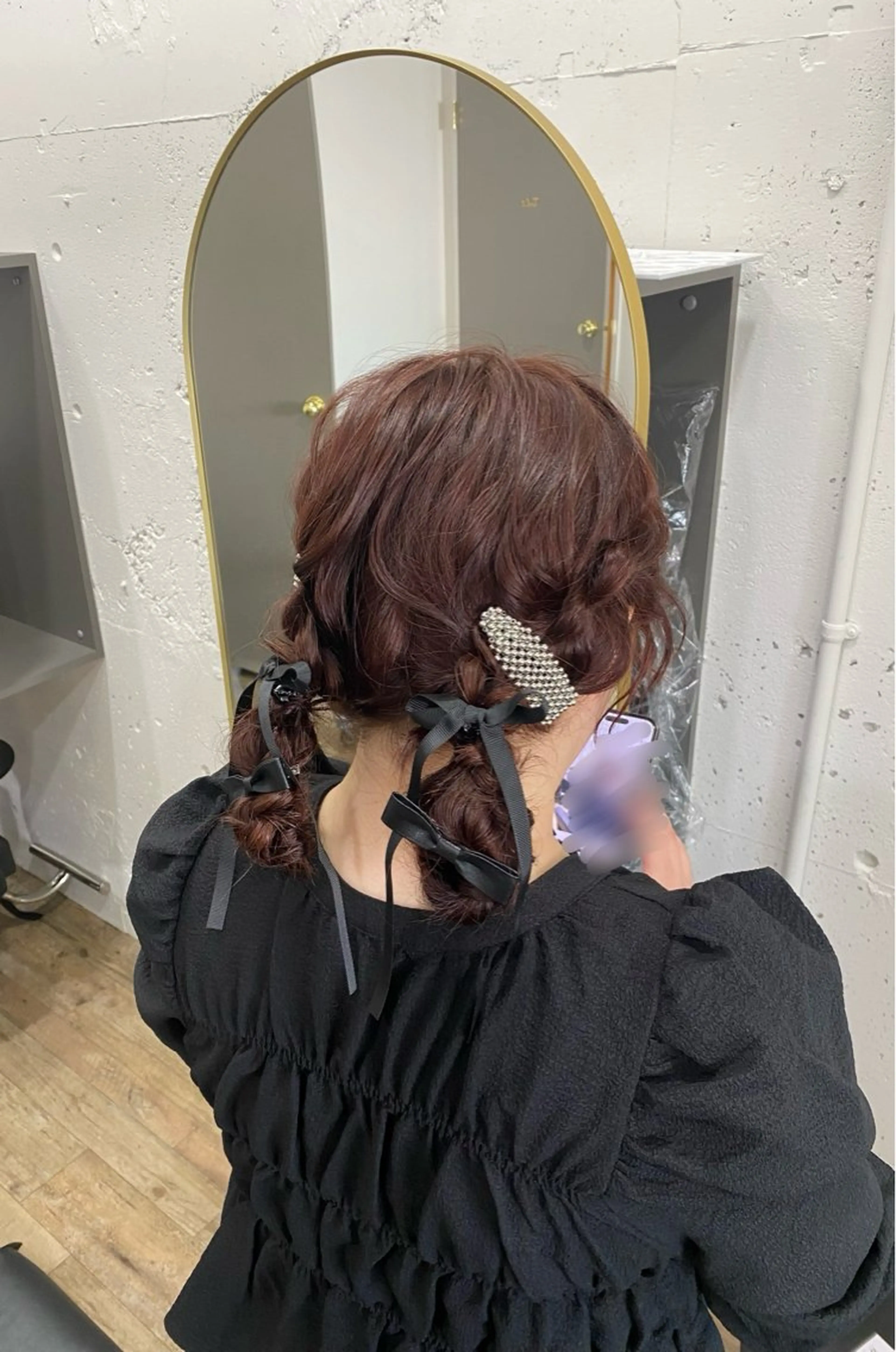 ヘアアレンジ お団子ヘア 結婚式・ブライダル 🫧ニュアンス/ レイヤー/arakiのその他イメージ