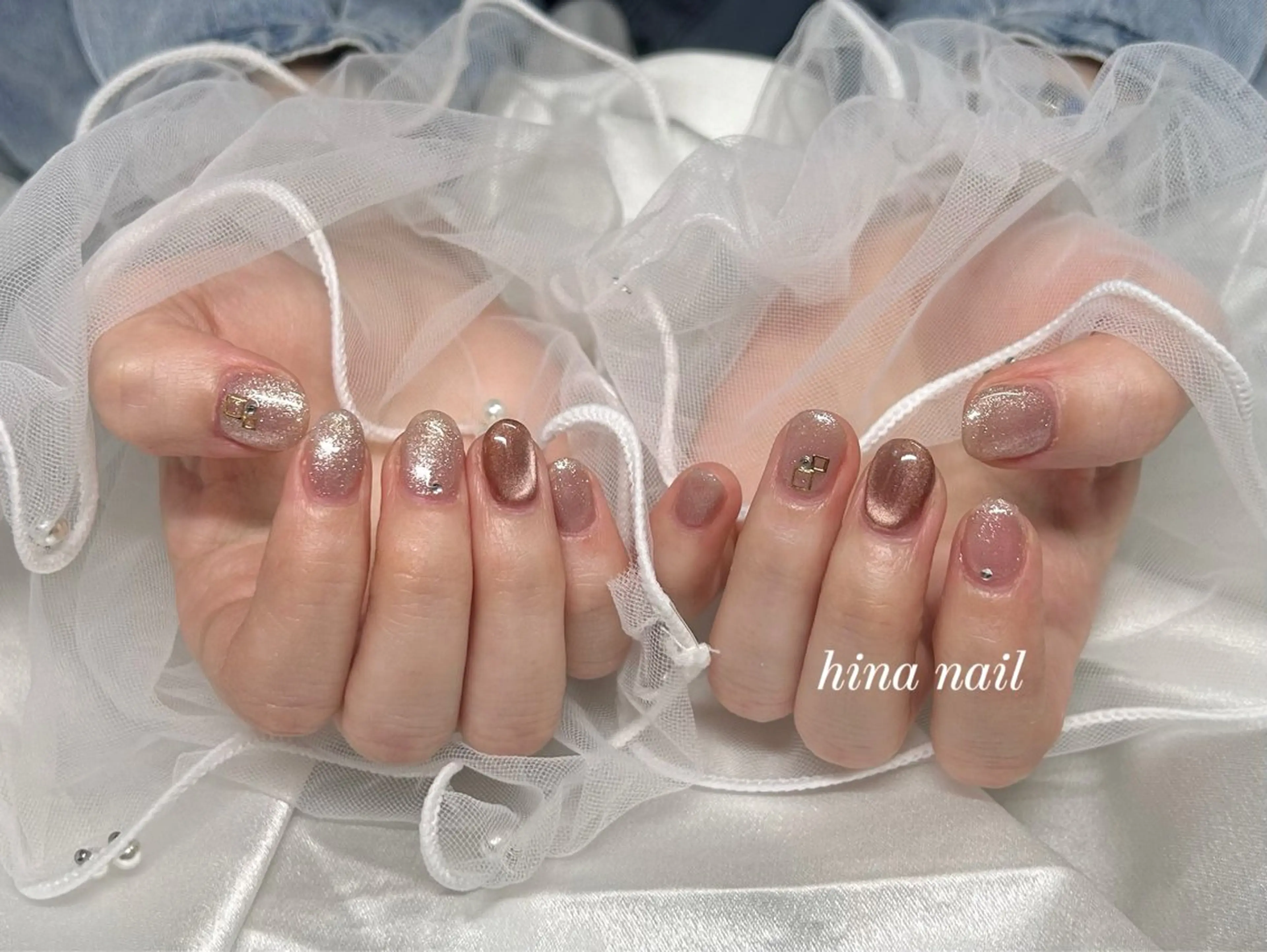 ネイル シンプルネイル ハンドネイル Hina nail 木場のネイルデザイン