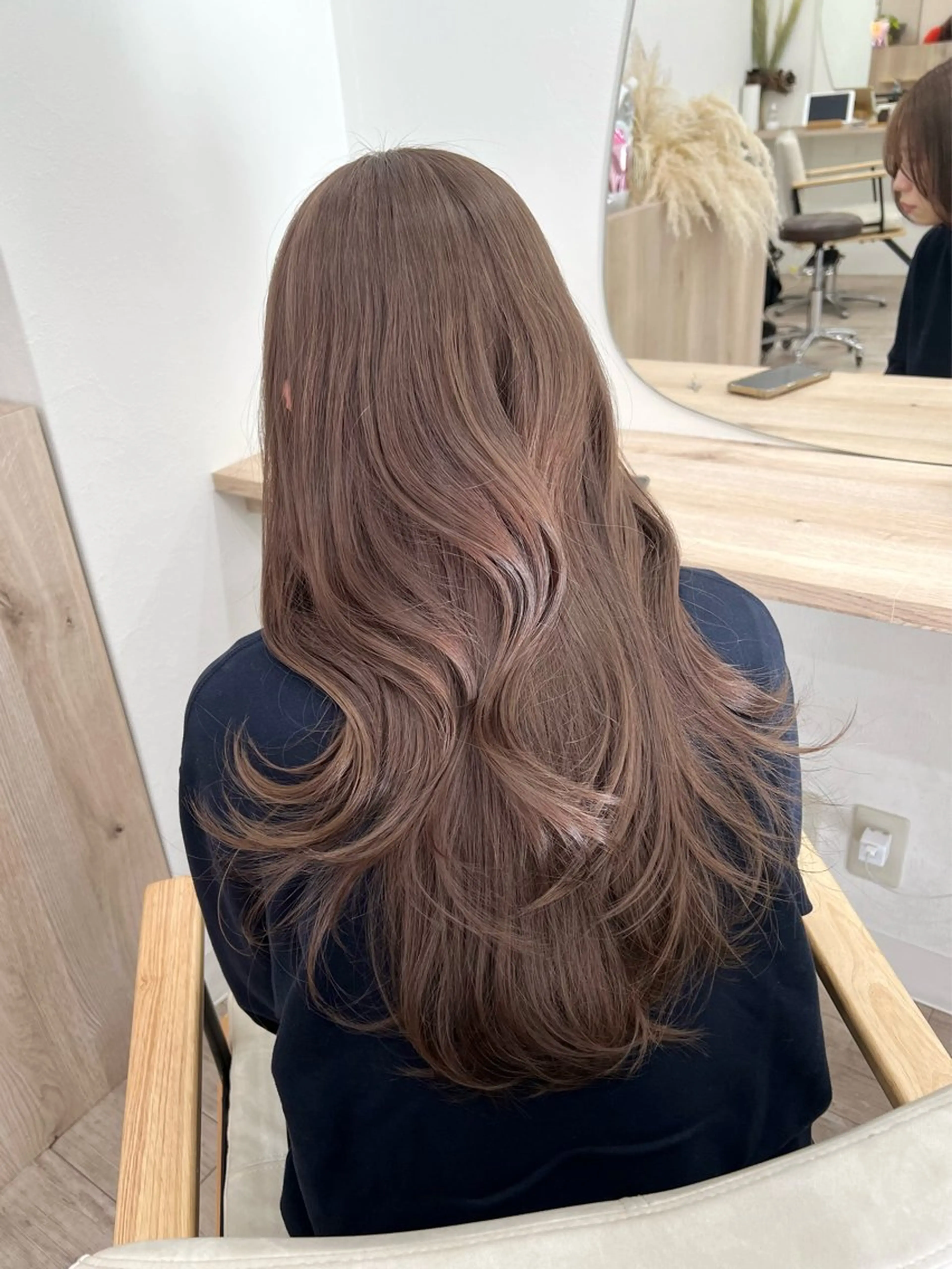 ロング カラー ヘアカラー トリートメント TOKI mahoのヘアスタイル