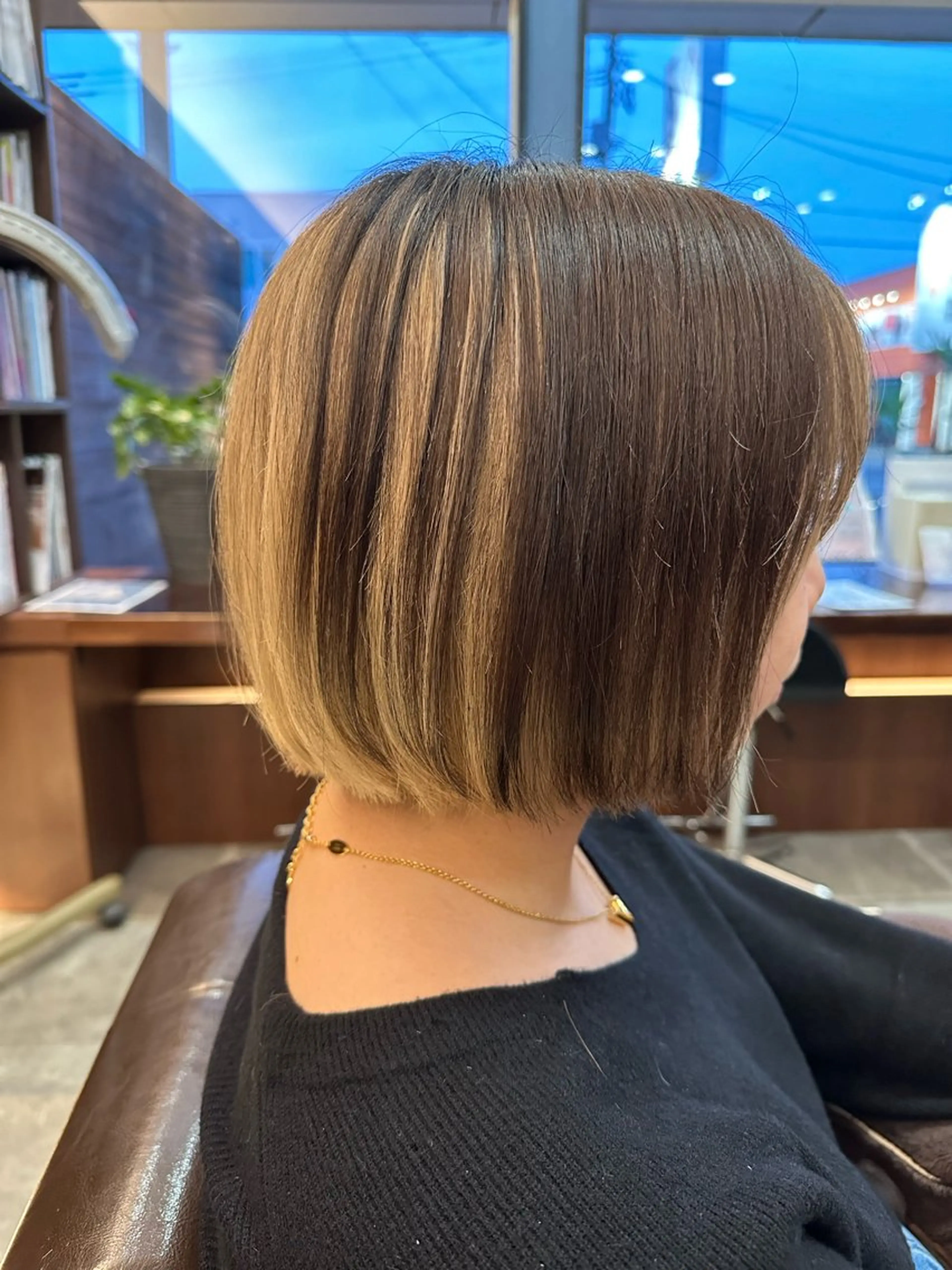 ミディアム カット ヘアカラー トリートメント 🎀Kubu🍀 Natsumu🎀のヘアスタイル