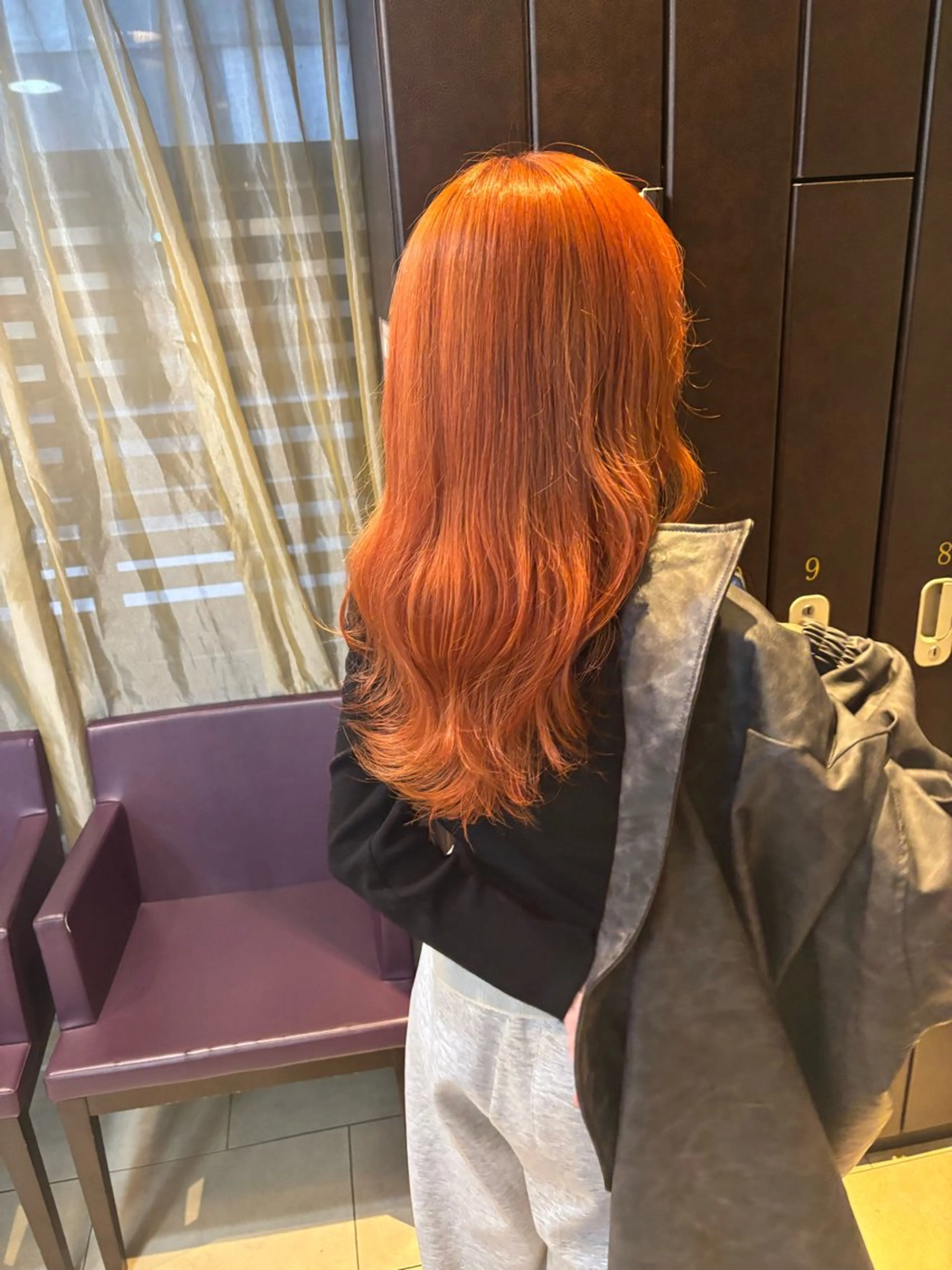 ダブルカラー(ケアブリーチ➕オンカラー)の写真