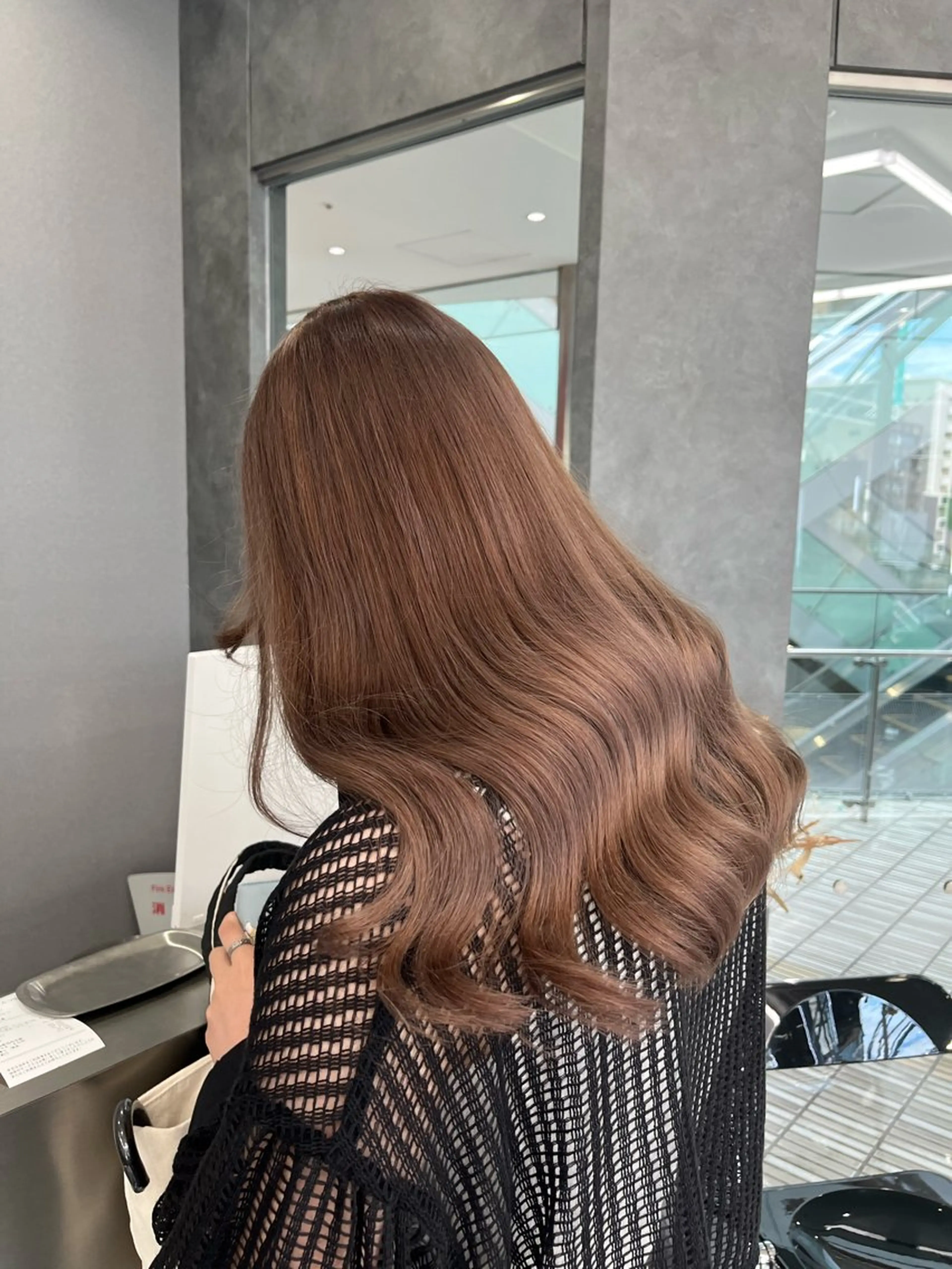 ロング カラー ベージュカラー ブリーチ ブラウンカラー ブラウンベージュ 透明感カラー 韓国ヘア🖤/透明感 shihoのヘアスタイル