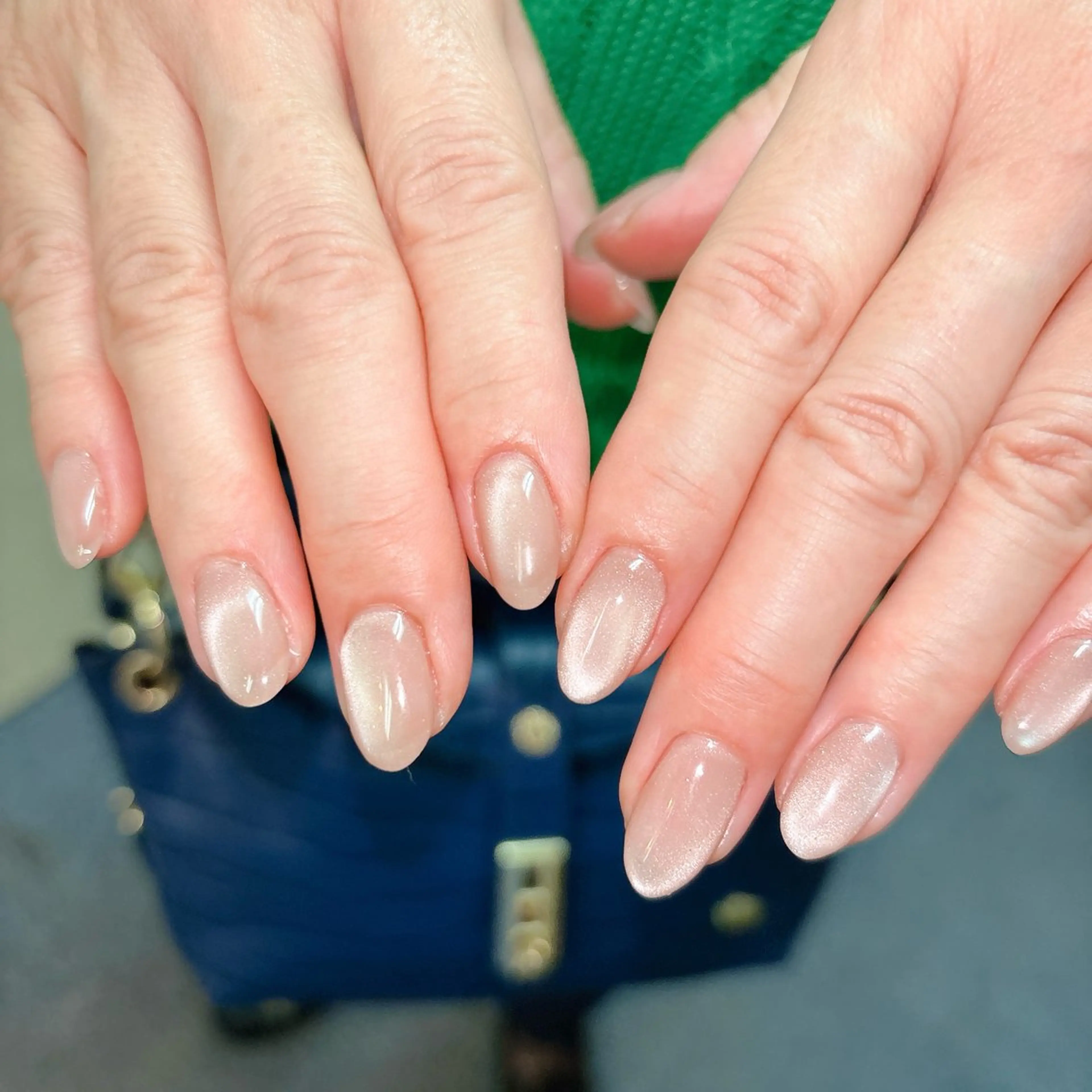 こなれ感満載◎マグネットワンカラーネイル（オフ込）の写真