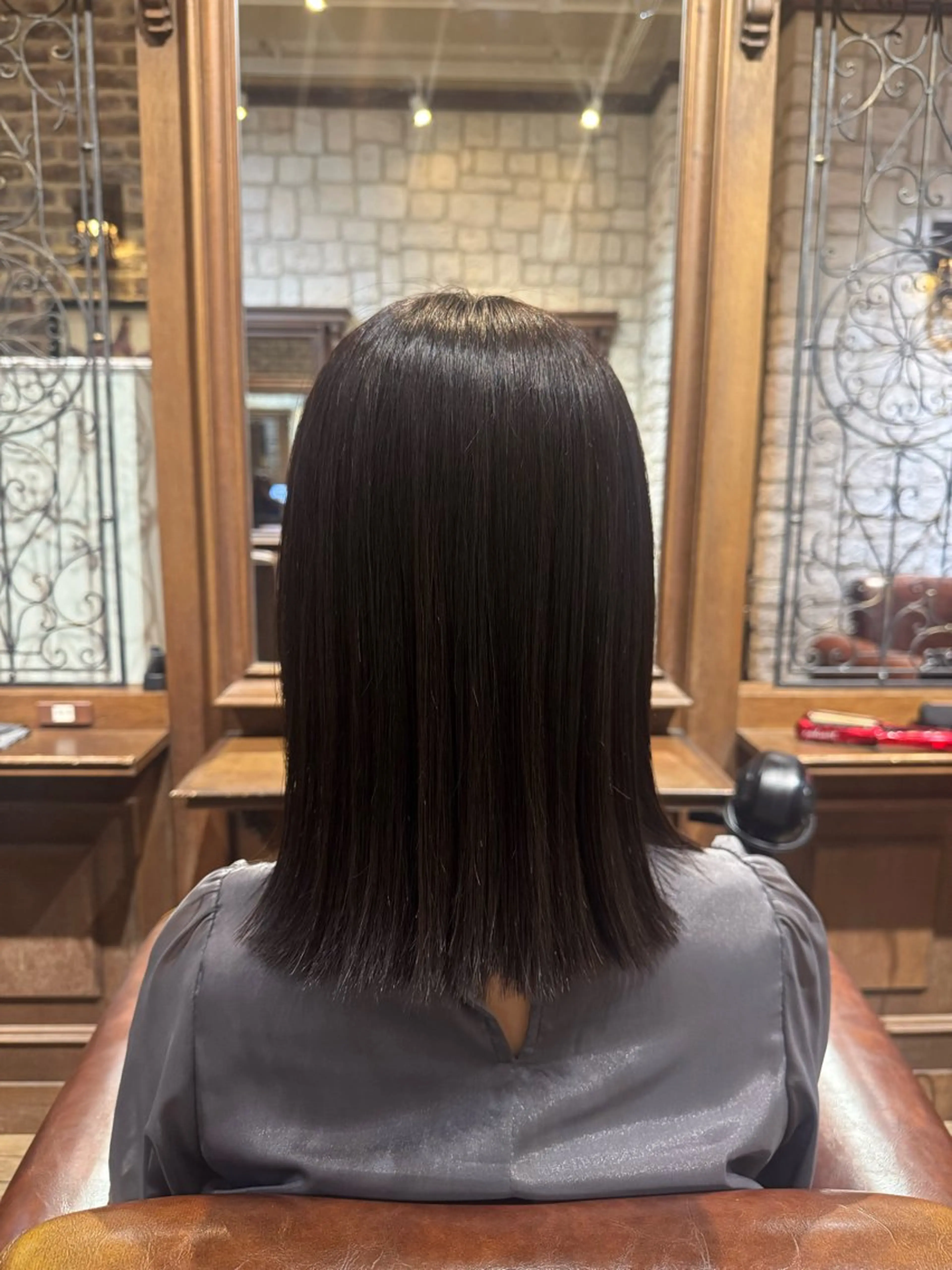 セミロング Y U K Iのヘアスタイル