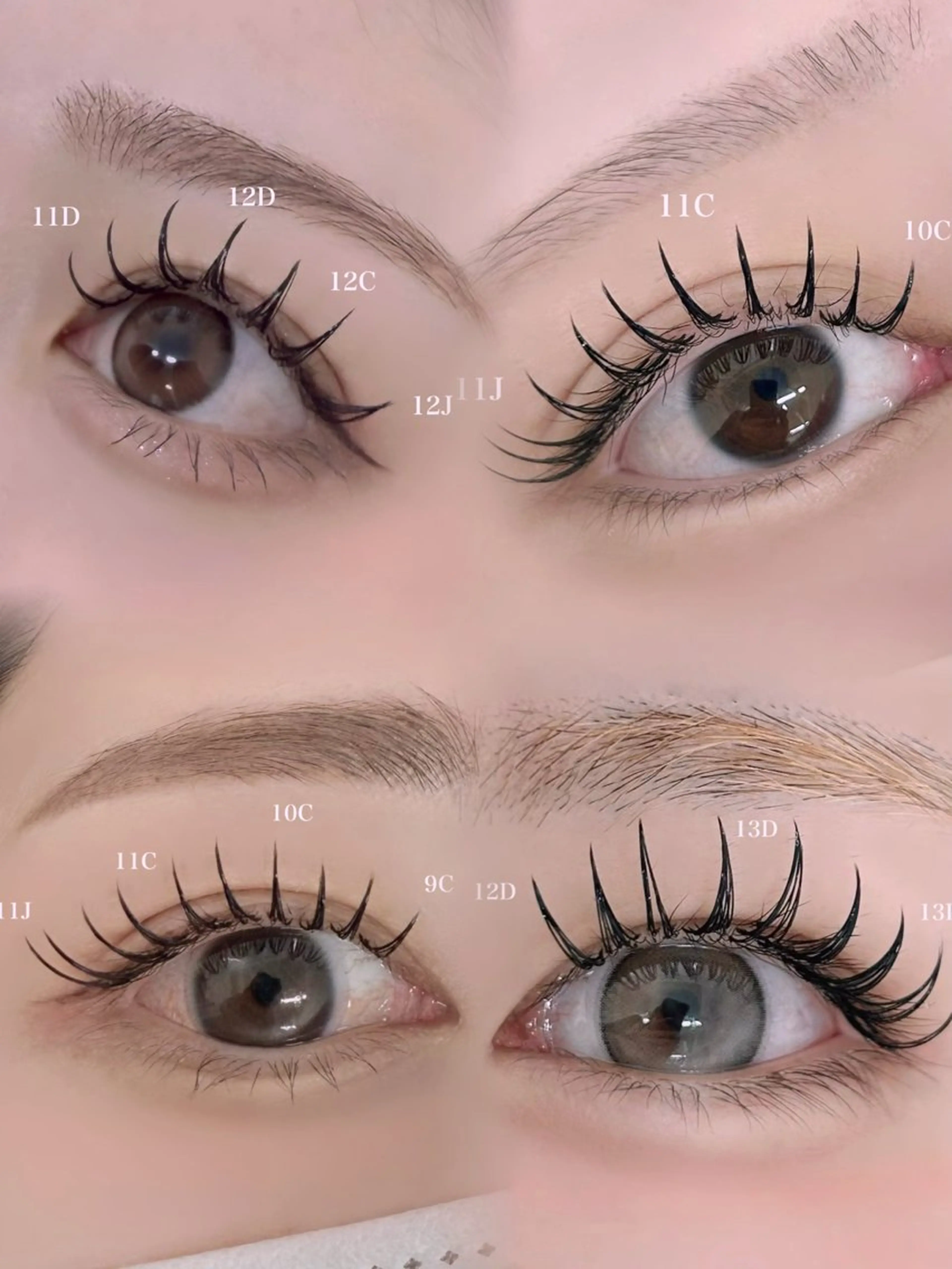 マツエク・マツパ 束感まつ毛 アイラッシュ アトリエFAMのマツエク・マツパデザイン