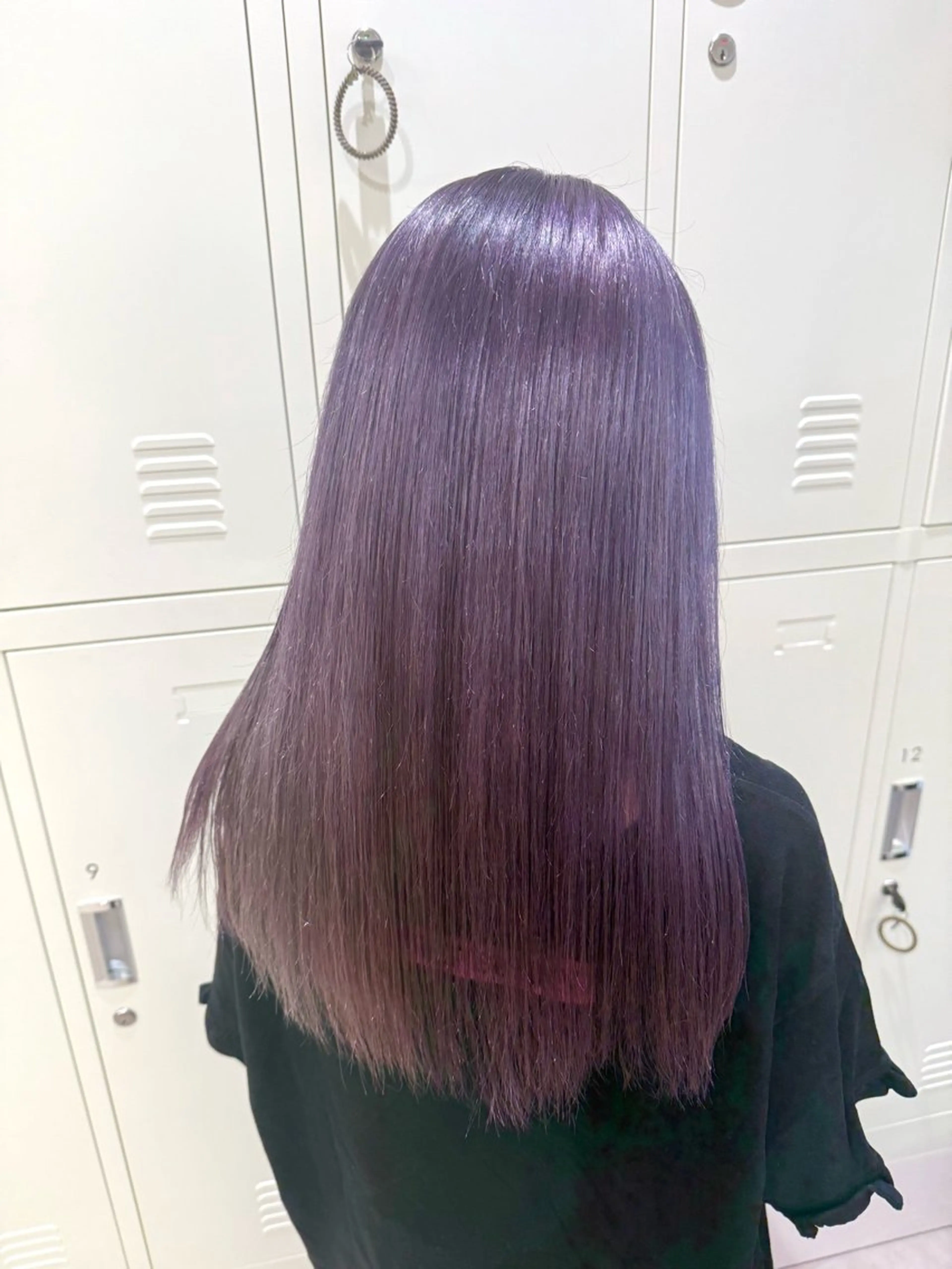 ロング ハッシュカット🎀 レイヤーダブルカラーのヘアスタイル