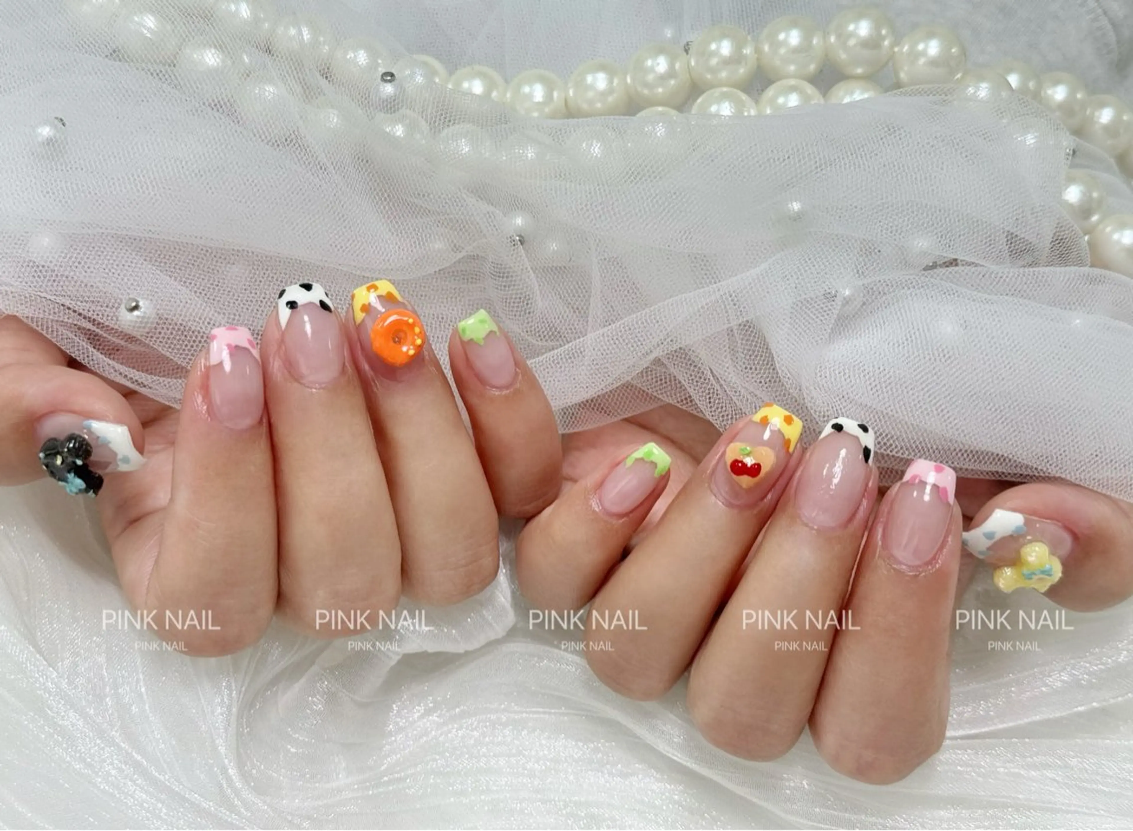 ネイル ハンドネイル pink nailのその他イメージ